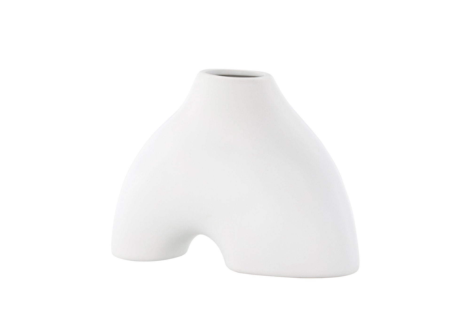 Venture Home Kento Vase - White - 21*8*15Hcm