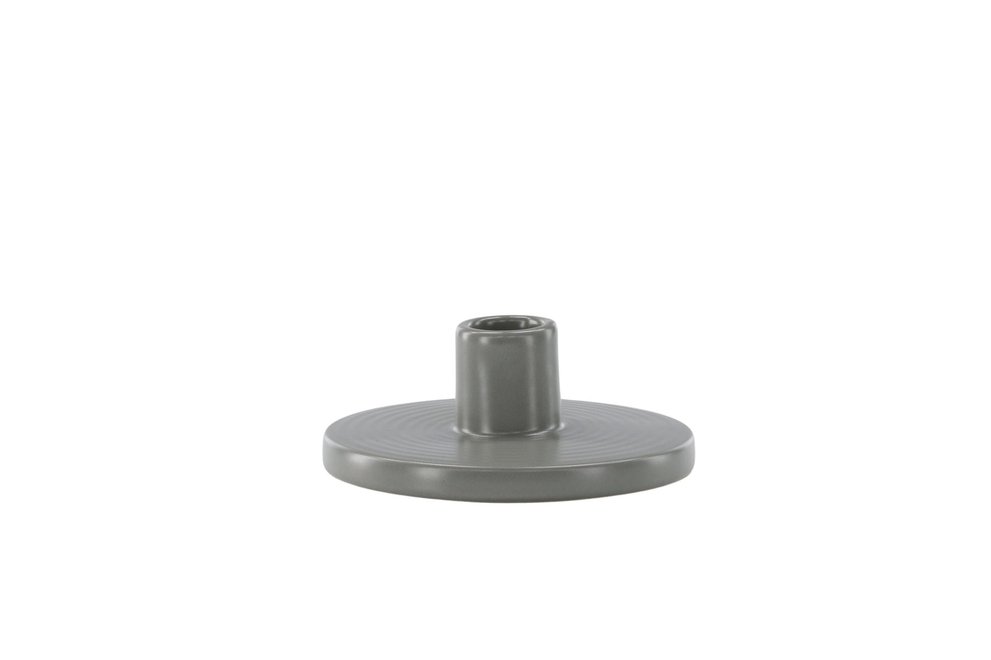 Venture Home Bette Candlestick -  Grey -  W12*H5cm