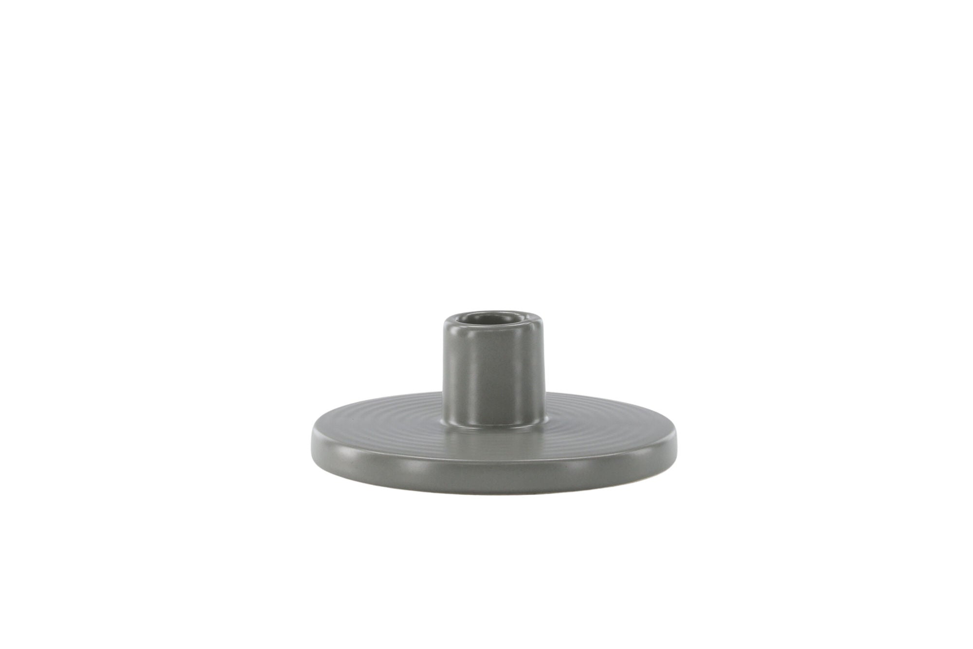 Venture Home Bette Candlestick -  Grey -  W12*H5cm