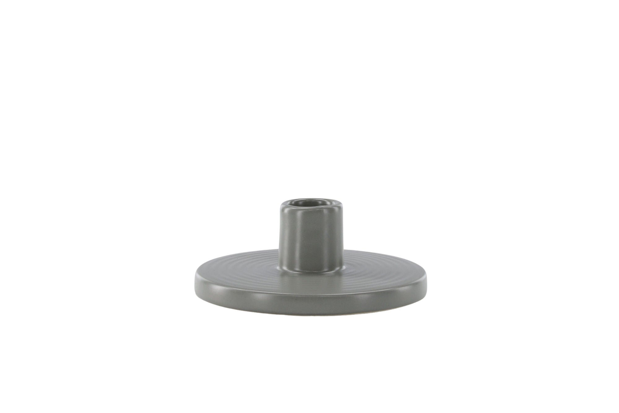 Venture Home Bette Candlestick -  Grey -  W12*H5cm