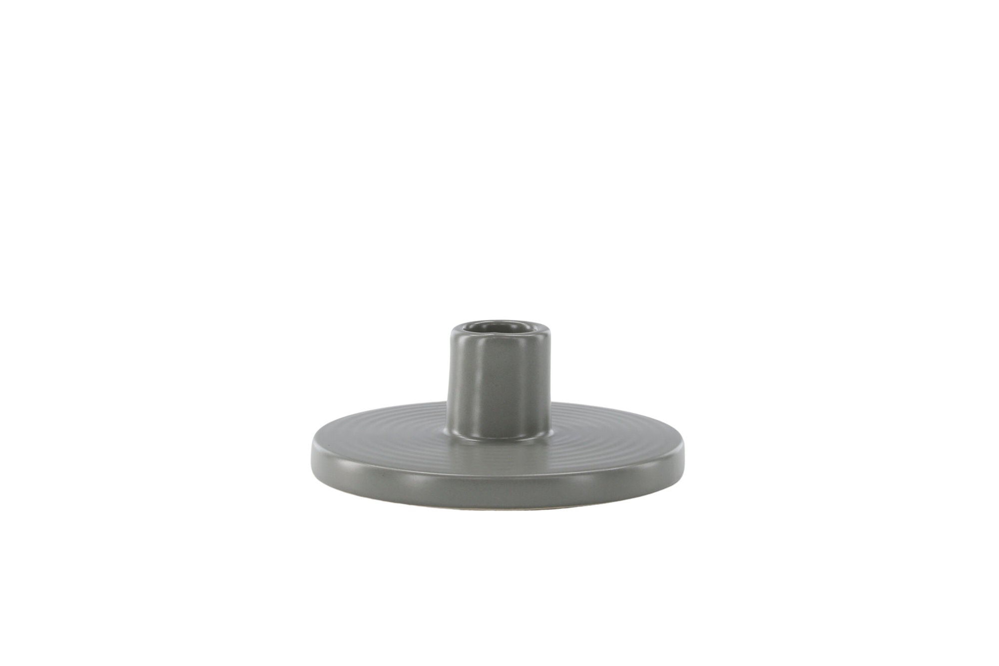 Venture Home Bette Candlestick -  Grey -  W12*H5cm