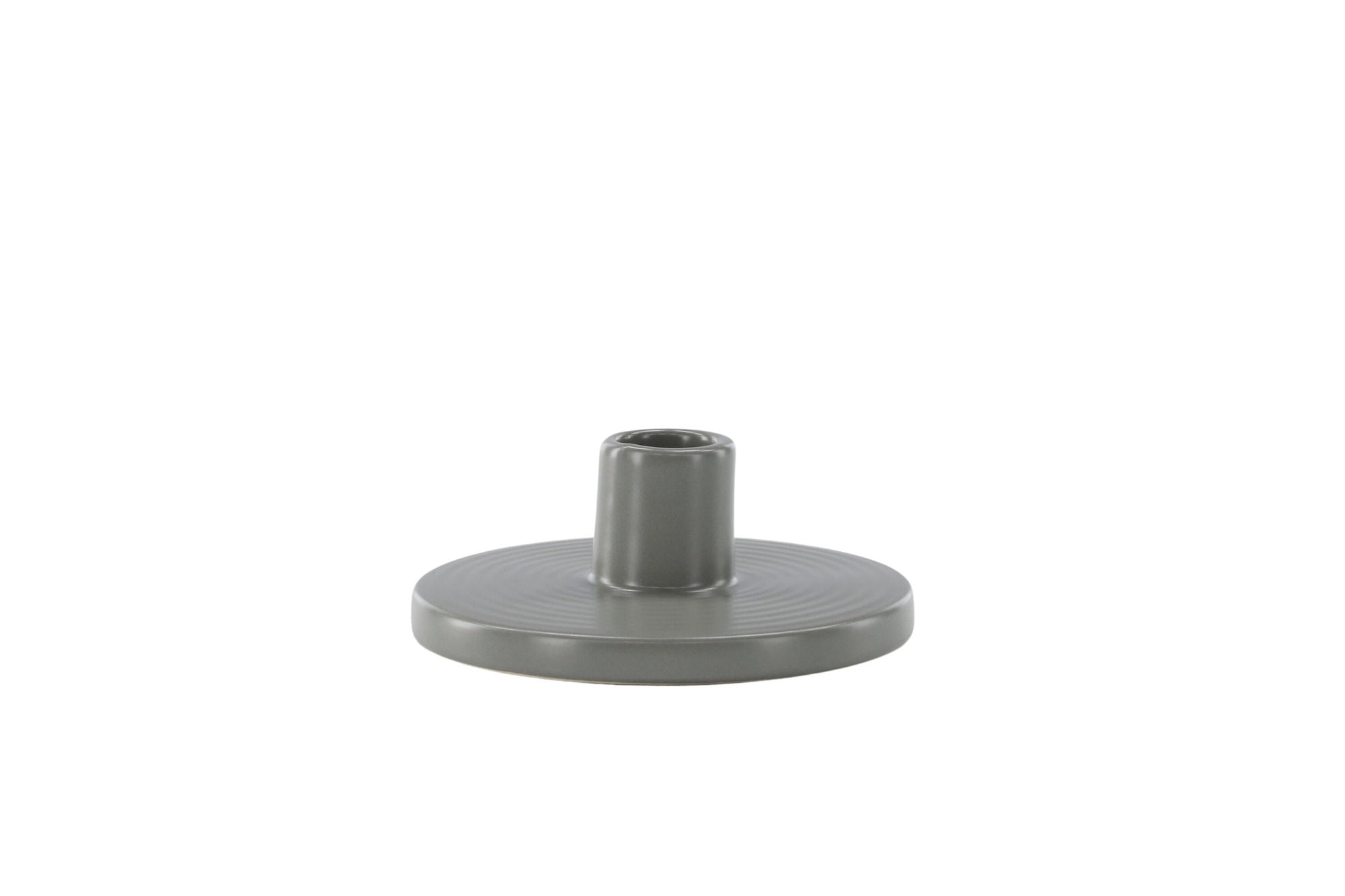 Venture Home Bette Candlestick -  Grey -  W12*H5cm