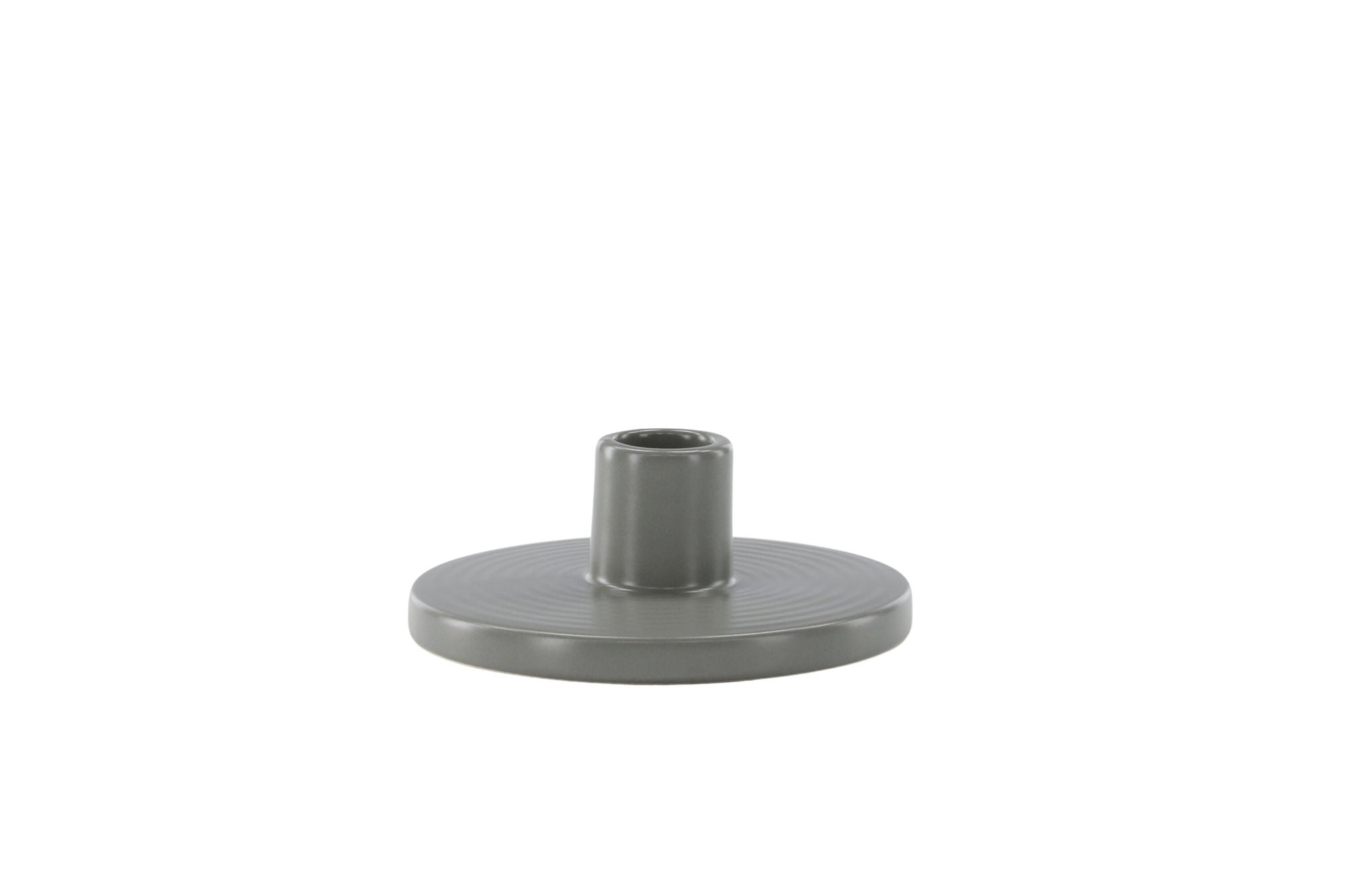 Venture Home Bette Candlestick -  Grey -  W12*H5cm