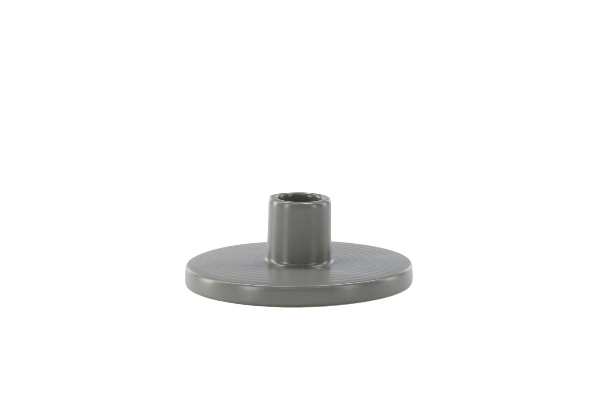 Venture Home Bette Candlestick -  Grey -  W12*H5cm