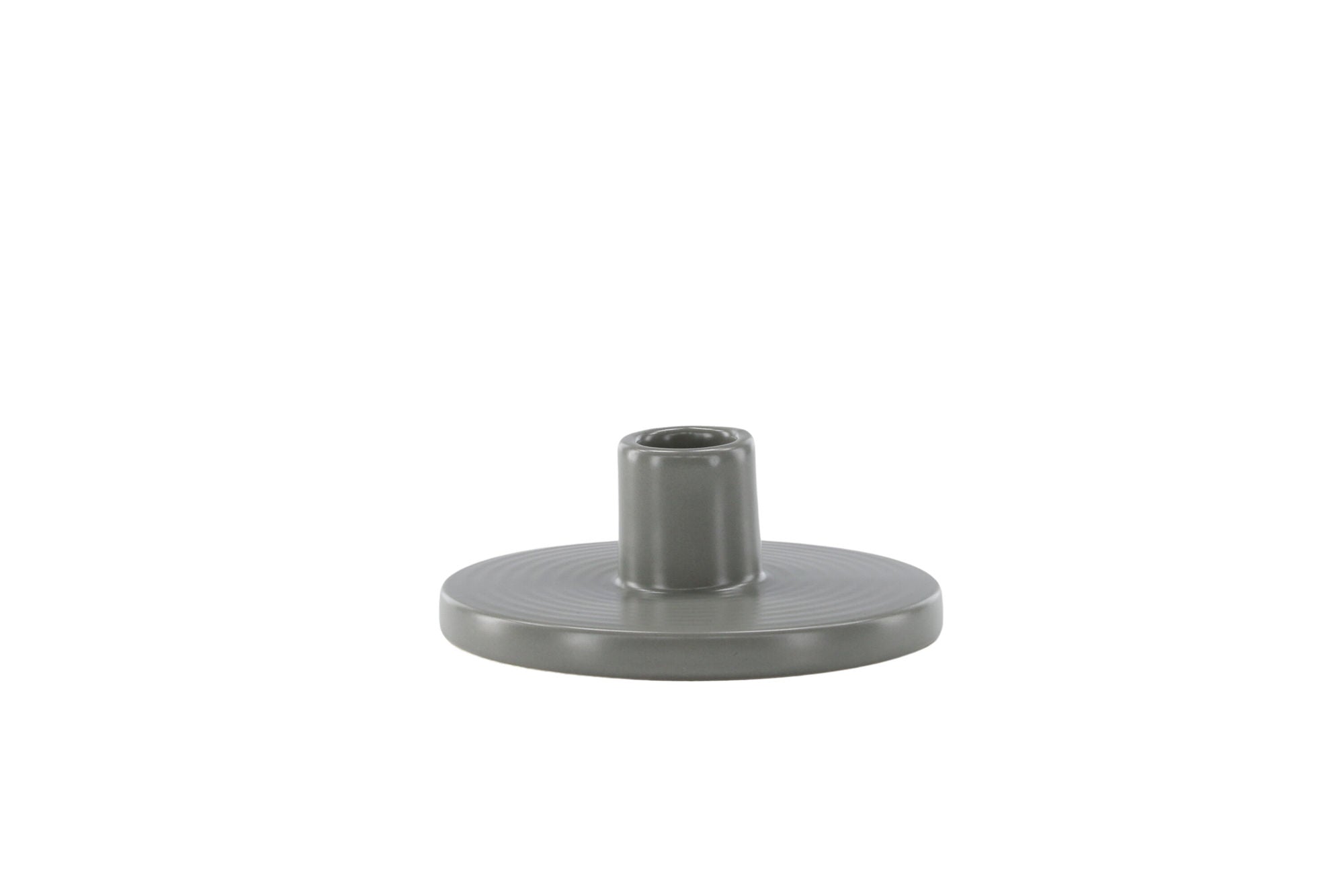 Venture Home Bette Candlestick -  Grey -  W12*H5cm