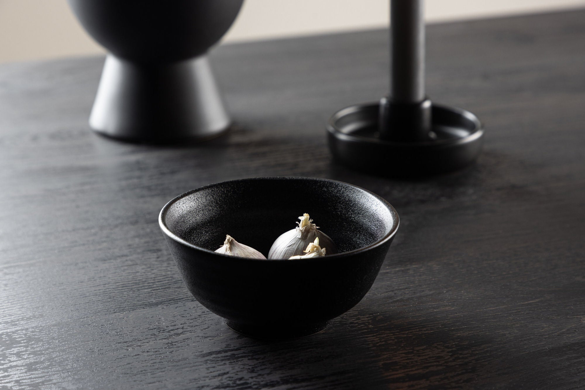Venture Home Wabi Sabi Bowl 2-pack - Matte Black - 12*6cm