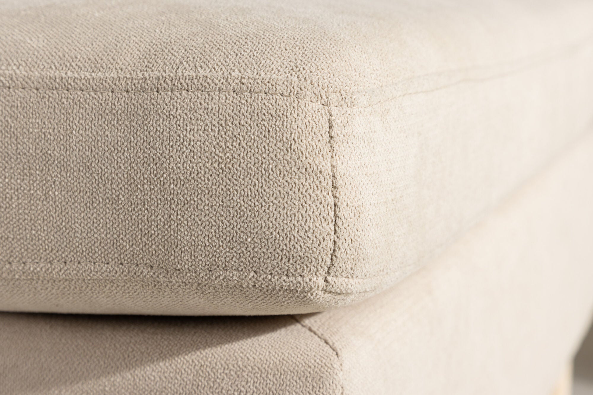 Venture Home Zero Single Sofa - Woodlook / Beige Fabric