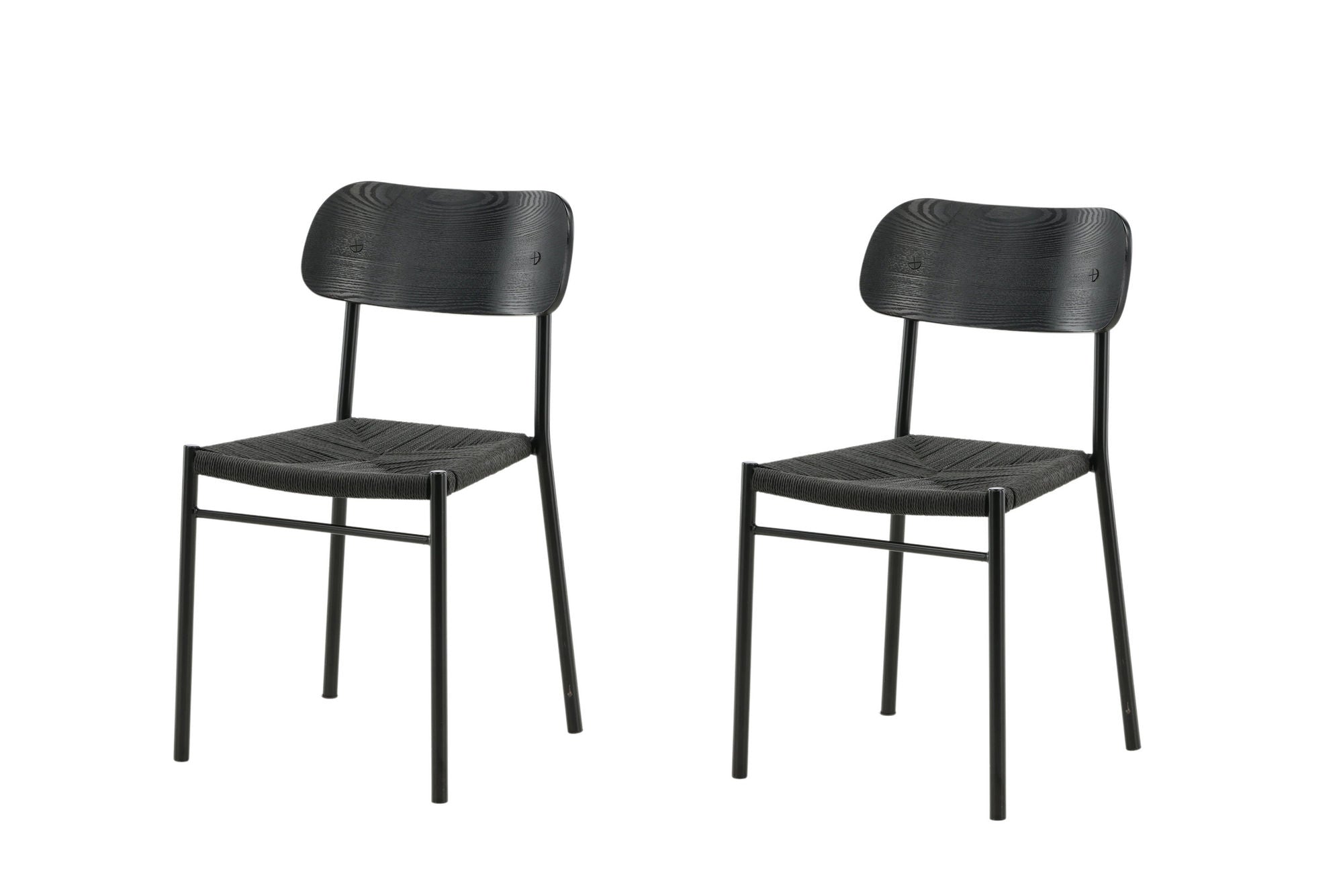 Venture Home Polly Spisebordsstol 2-pack - Black / Black