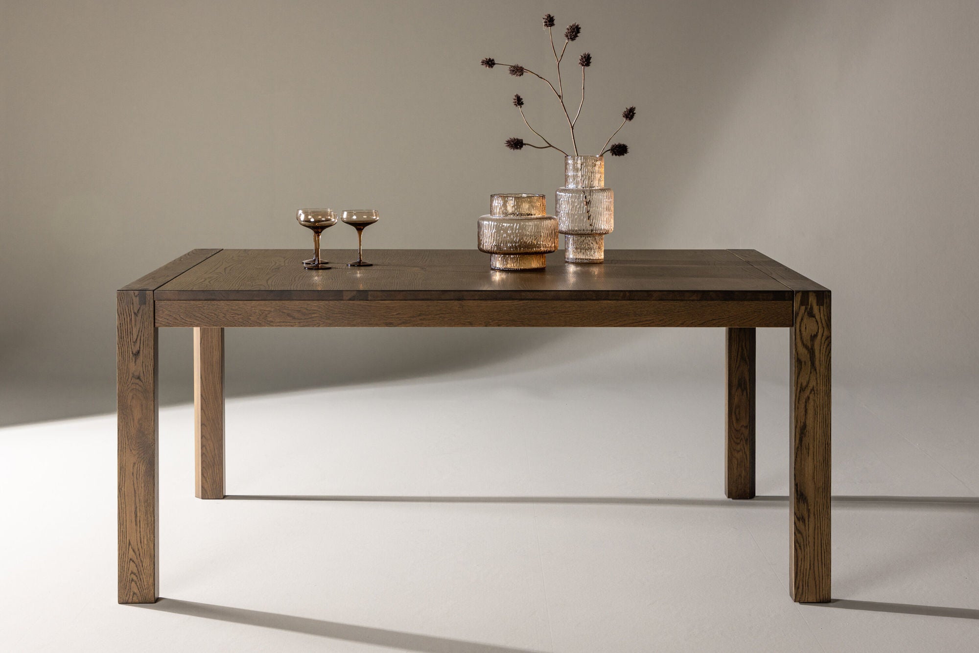 Vind Slider Extention bord - Smoked Oak - 170+40+40cm
