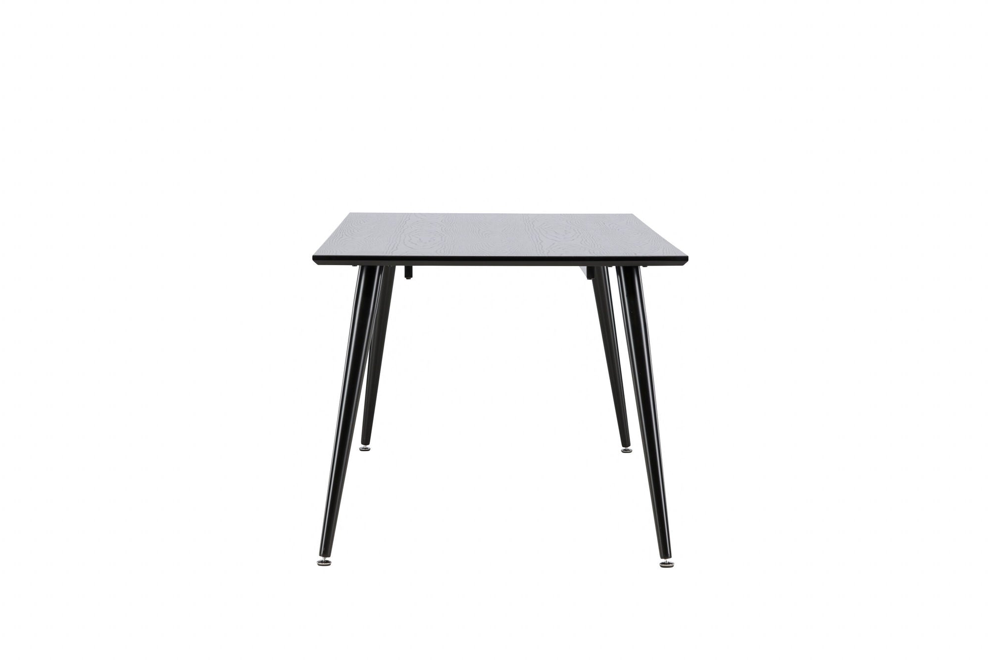 Venture Home Dipp spisebord - 180*90cm - Black Veneer / all black legs