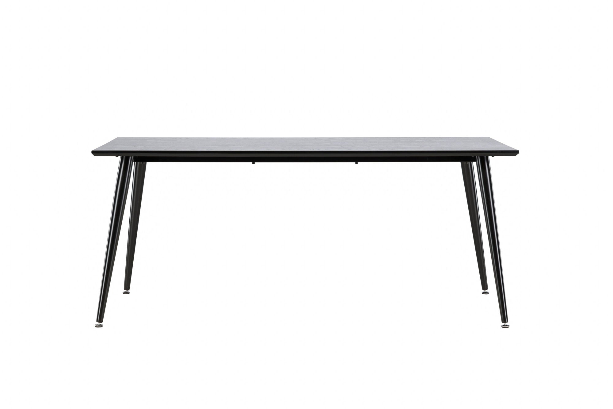 Venture Home Dipp spisebord - 180*90cm - Black Veneer / all black legs
