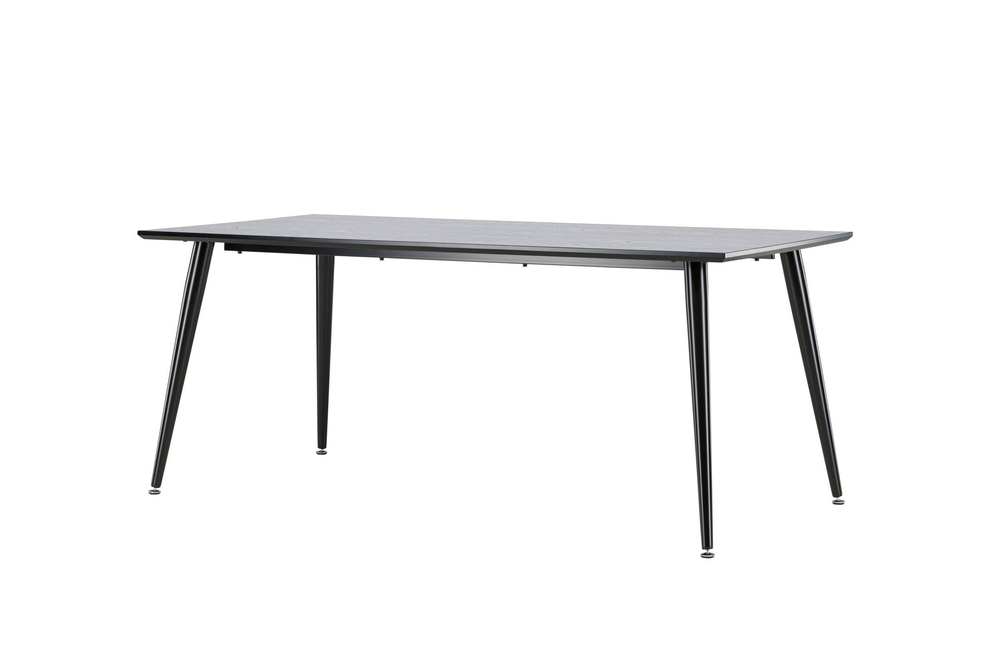 Venture Home Dipp spisebord - 180*90cm - Black Veneer / all black legs