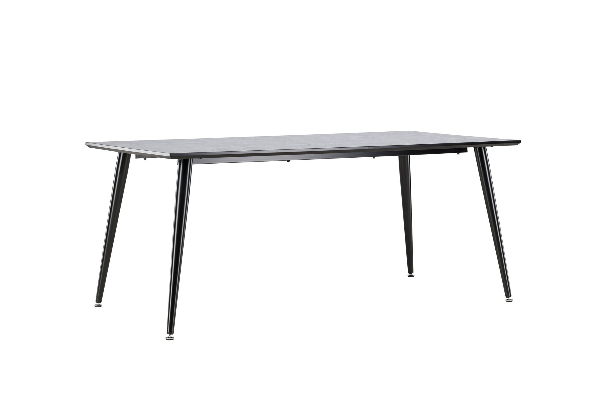 Venture Home Dipp spisebord - 180*90cm - Black Veneer / all black legs