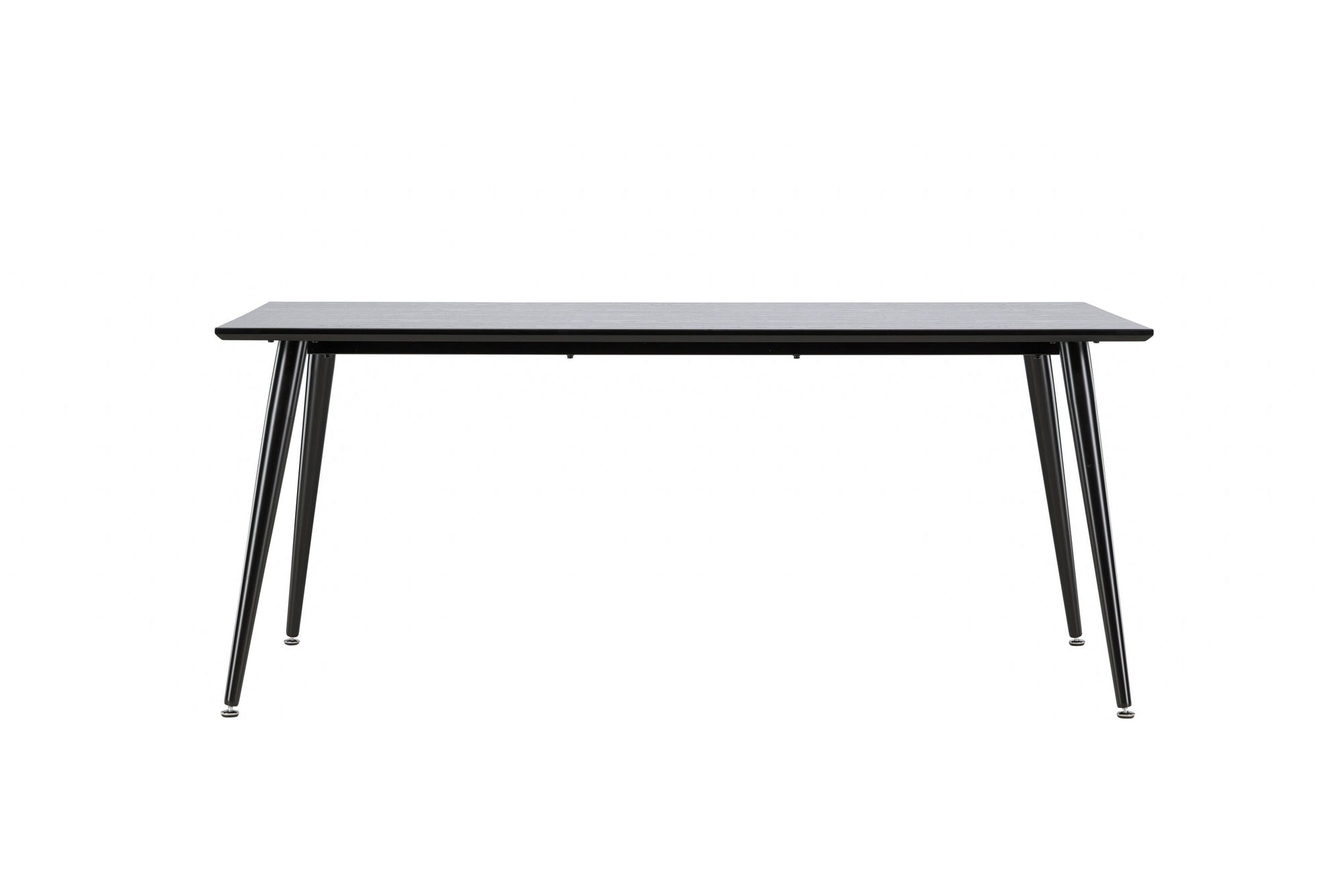 Venture Home Dipp spisebord - 180*90cm - Black Veneer / all black legs