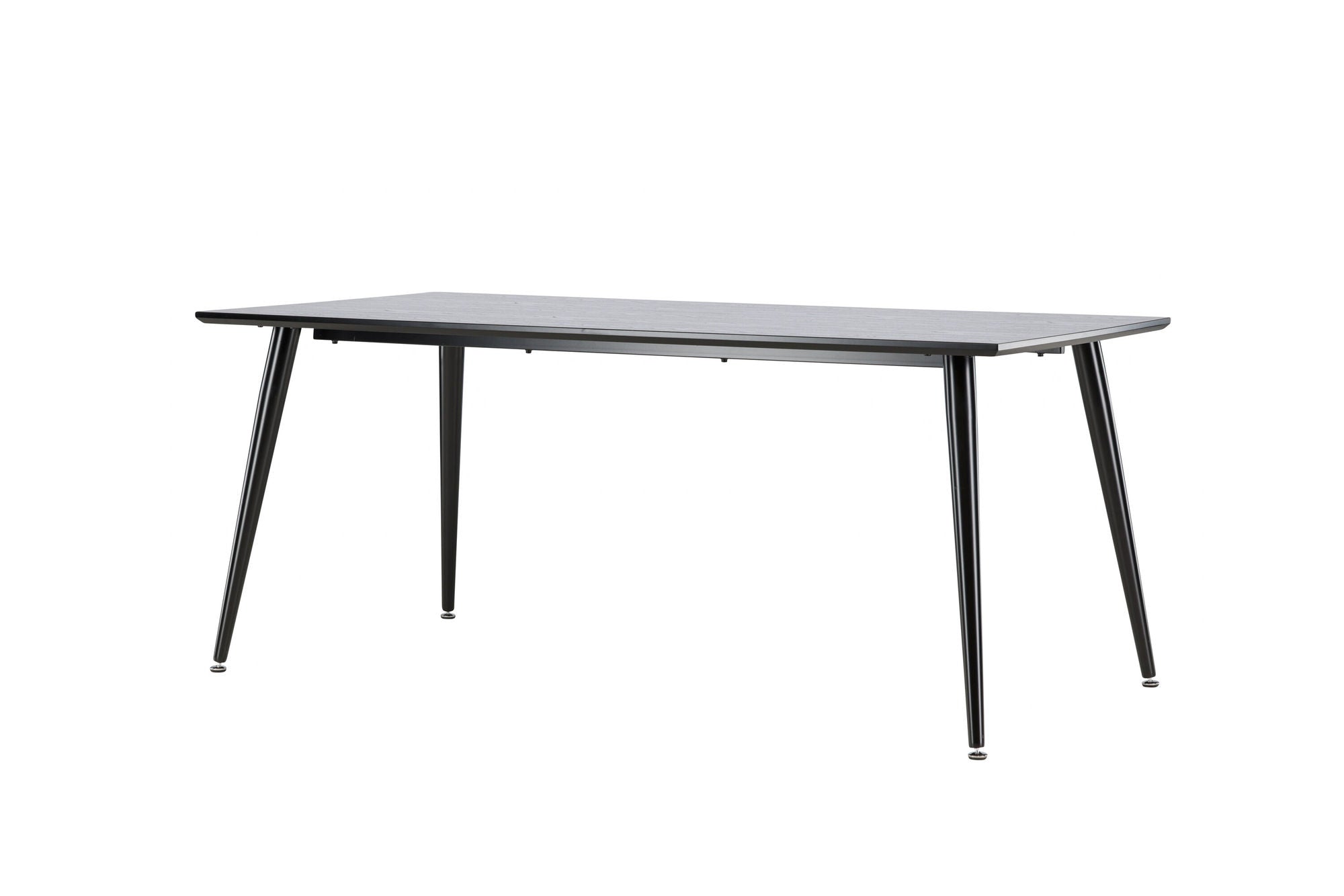 Venture Home Dipp spisebord - 180*90cm - Black Veneer / all black legs