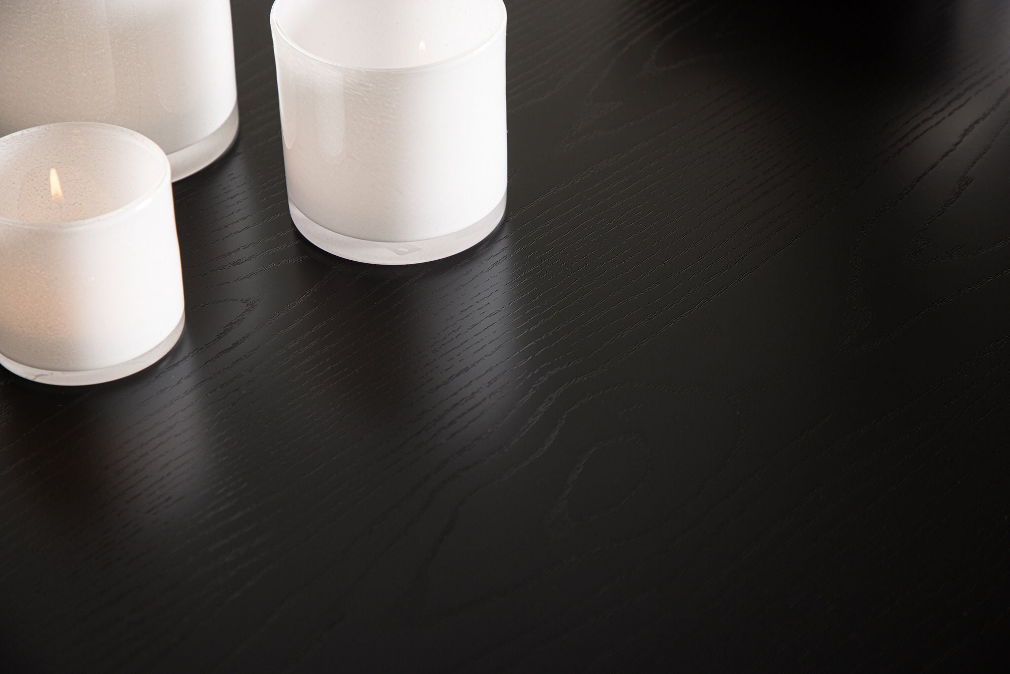 Venture Home Dipp spisebord - 180*90cm - Black Veneer / all black legs