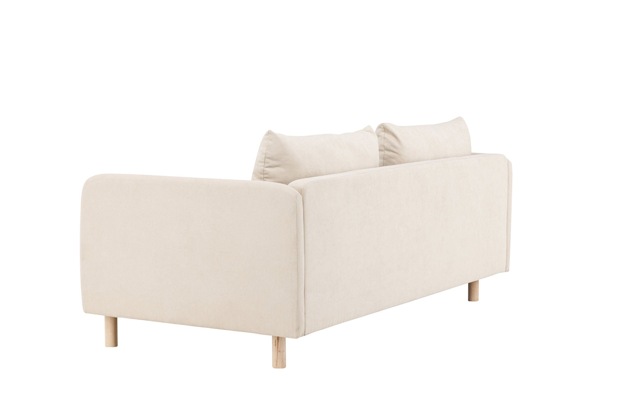 Venture Home Zero 2-seat Sofa - Woodlook / Beige Fabric