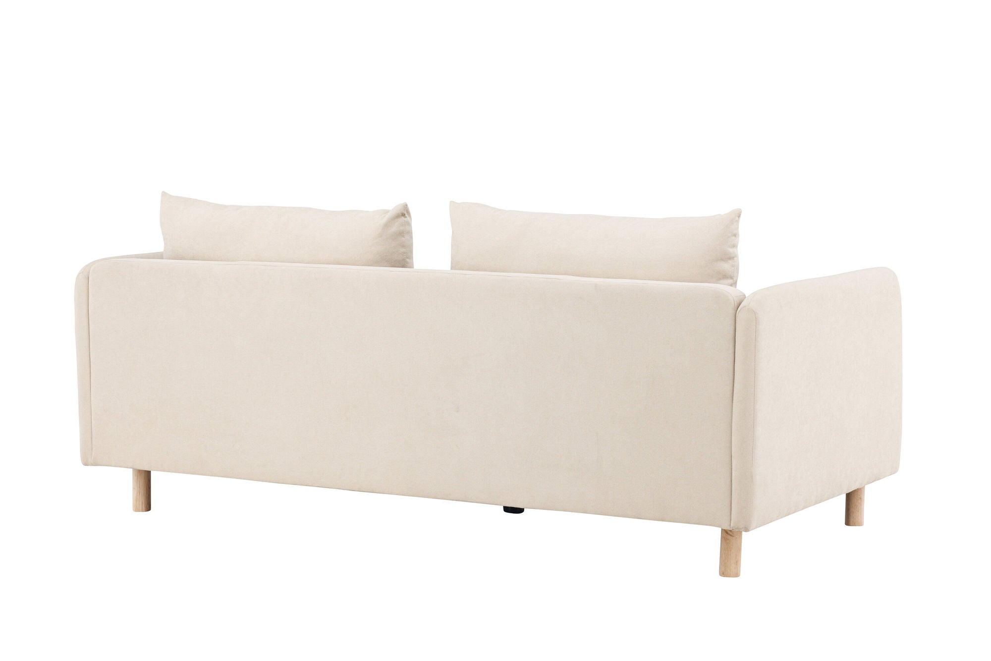 Venture Home Zero 2-seat Sofa - Woodlook / Beige Fabric
