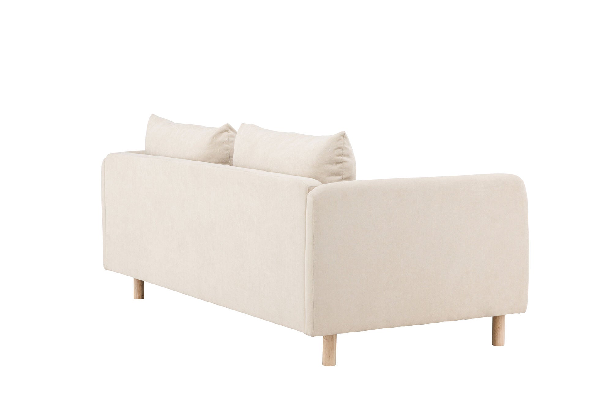 Venture Home Zero 2-seat Sofa - Woodlook / Beige Fabric