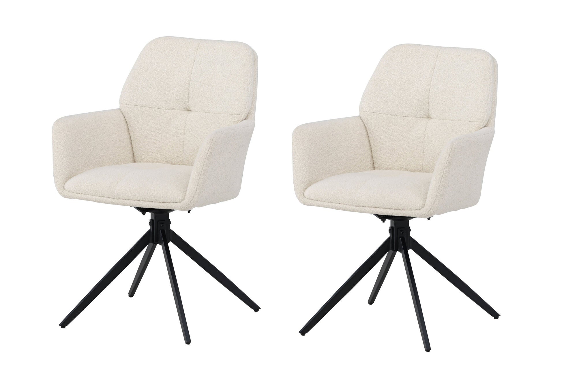 Venture Home Manchi Spisebordsstol 2-pack - Black / White