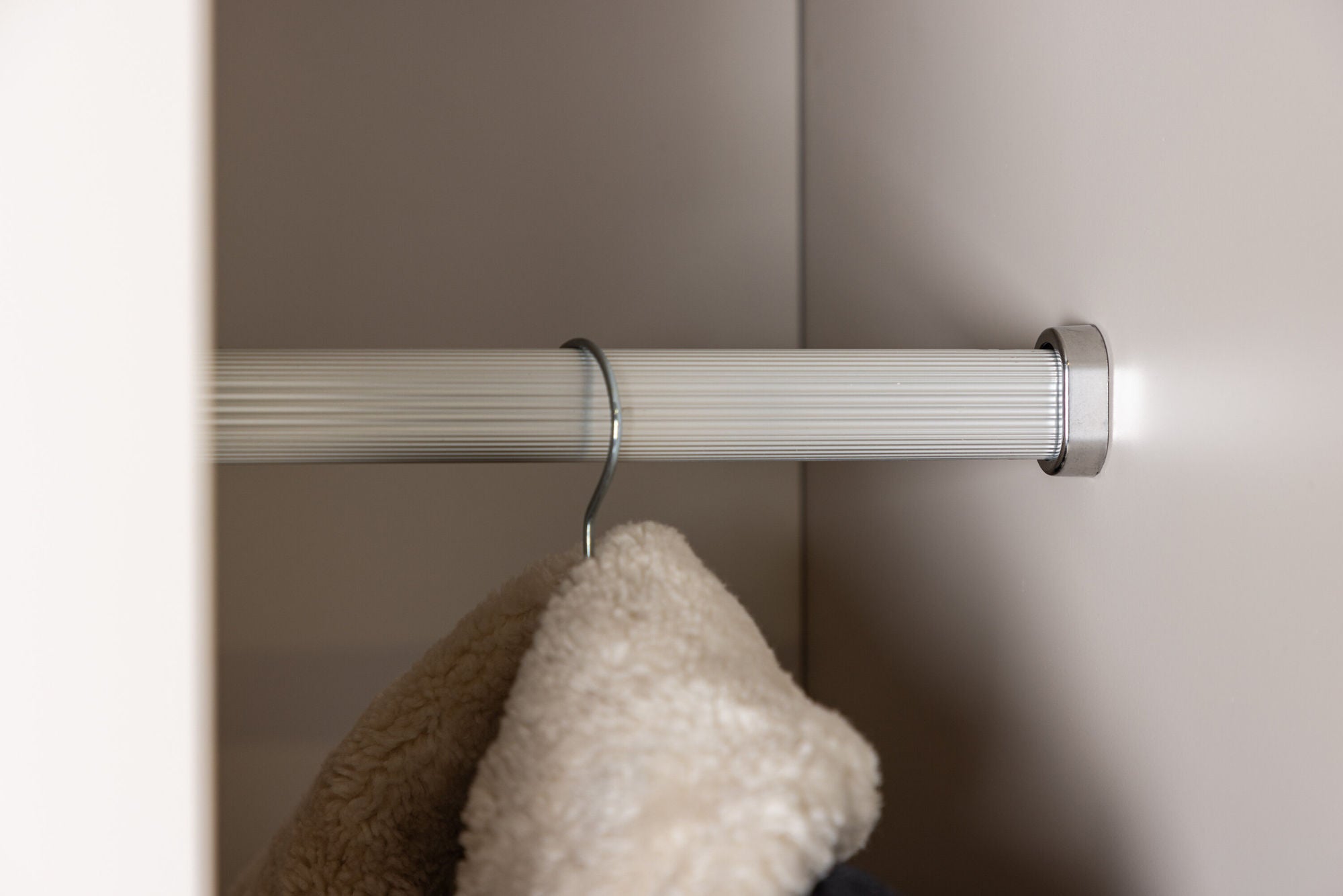 Venture Home Nice  Wardrobe - Beige  /  Melamine Iron Tube