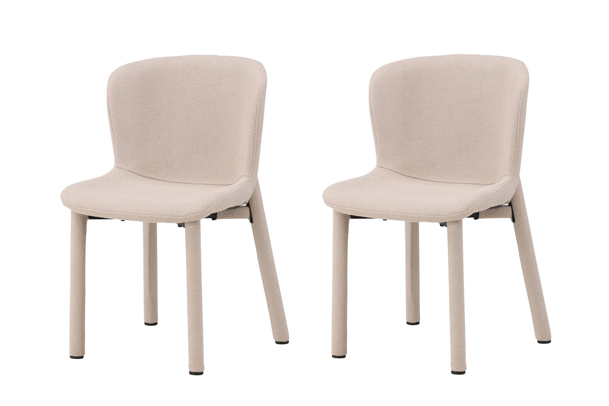 Venture Home Astoria Spisebordsstol 2-pack - Beige Boucle