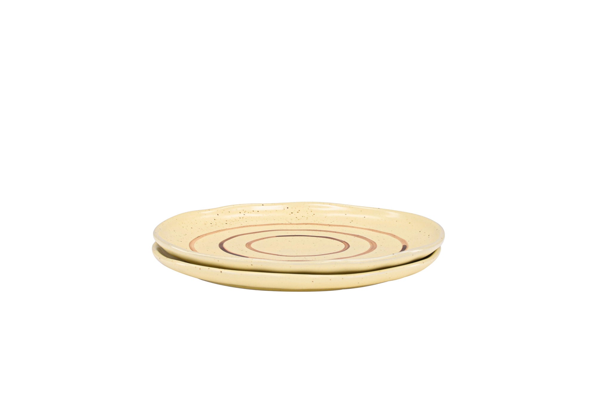 Venture Home Kutie Saucer 2-pack - Beige/brown - 16cm