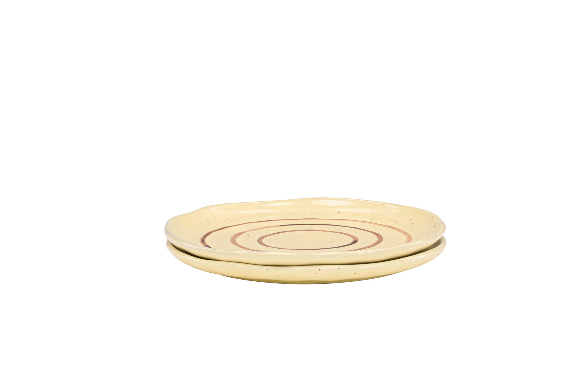 Venture Home Kutie Saucer 2-pack - Beige/brown - 16cm