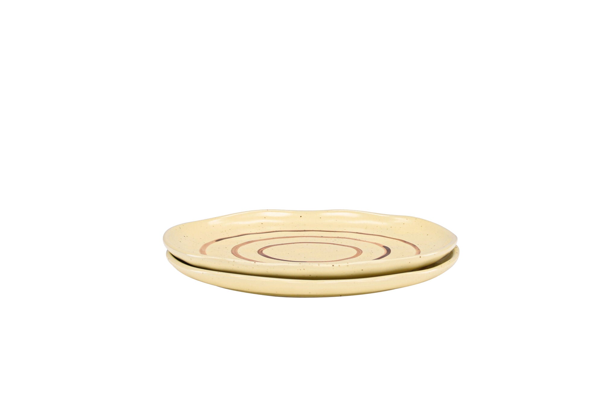 Venture Home Kutie Saucer 2-pack - Beige/brown - 16cm