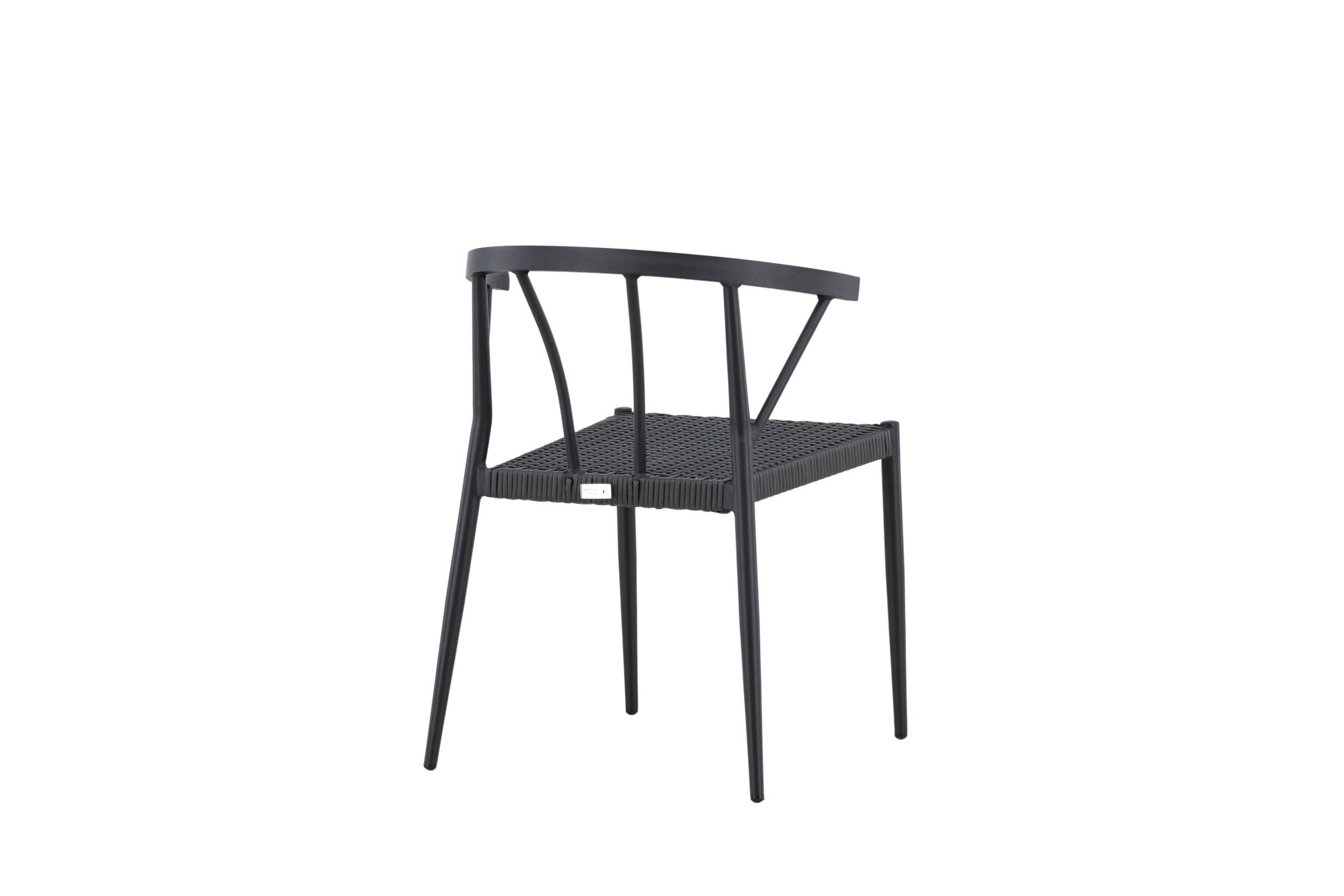 Venture Home Stina - Spisebordsstol 6-pack - Black - Alu/Wicker
