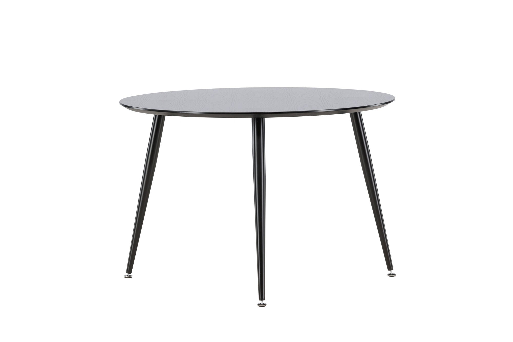 Venture Home Dipp spisebord - 115cm - Black Veneer / All black legs