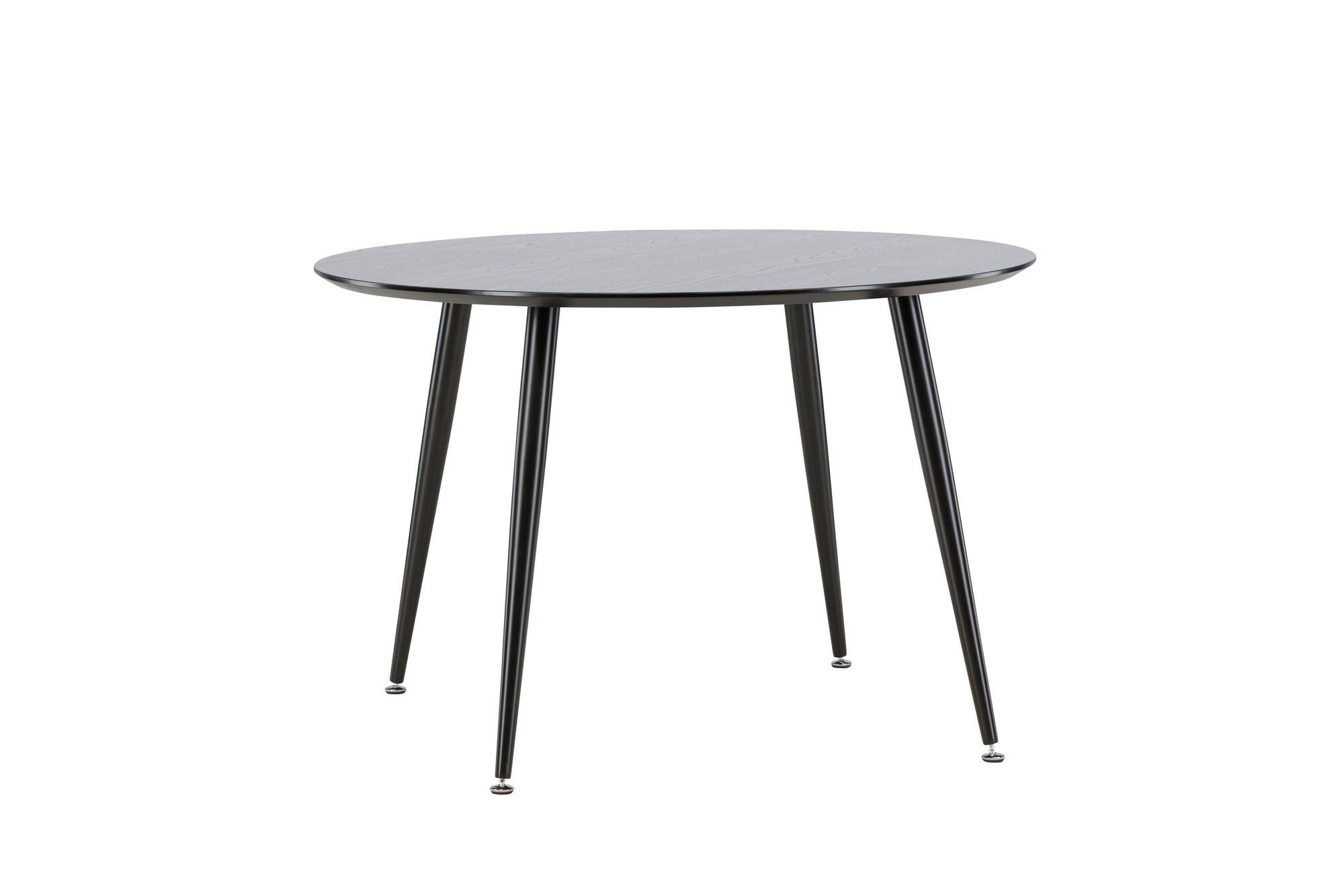 Venture Home Dipp spisebord - 115cm - Black Veneer / All black legs