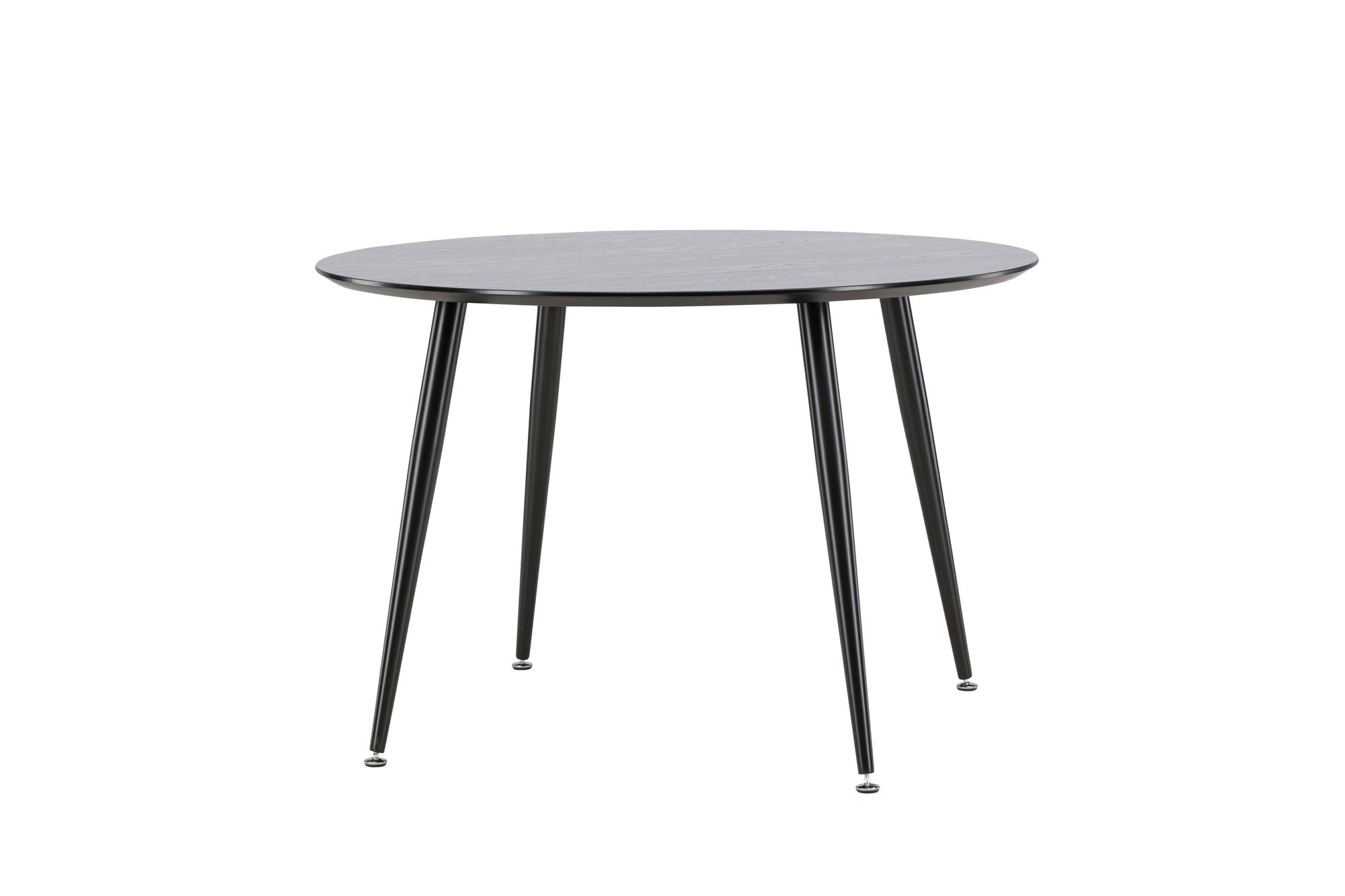 Venture Home Dipp spisebord - 115cm - Black Veneer / All black legs