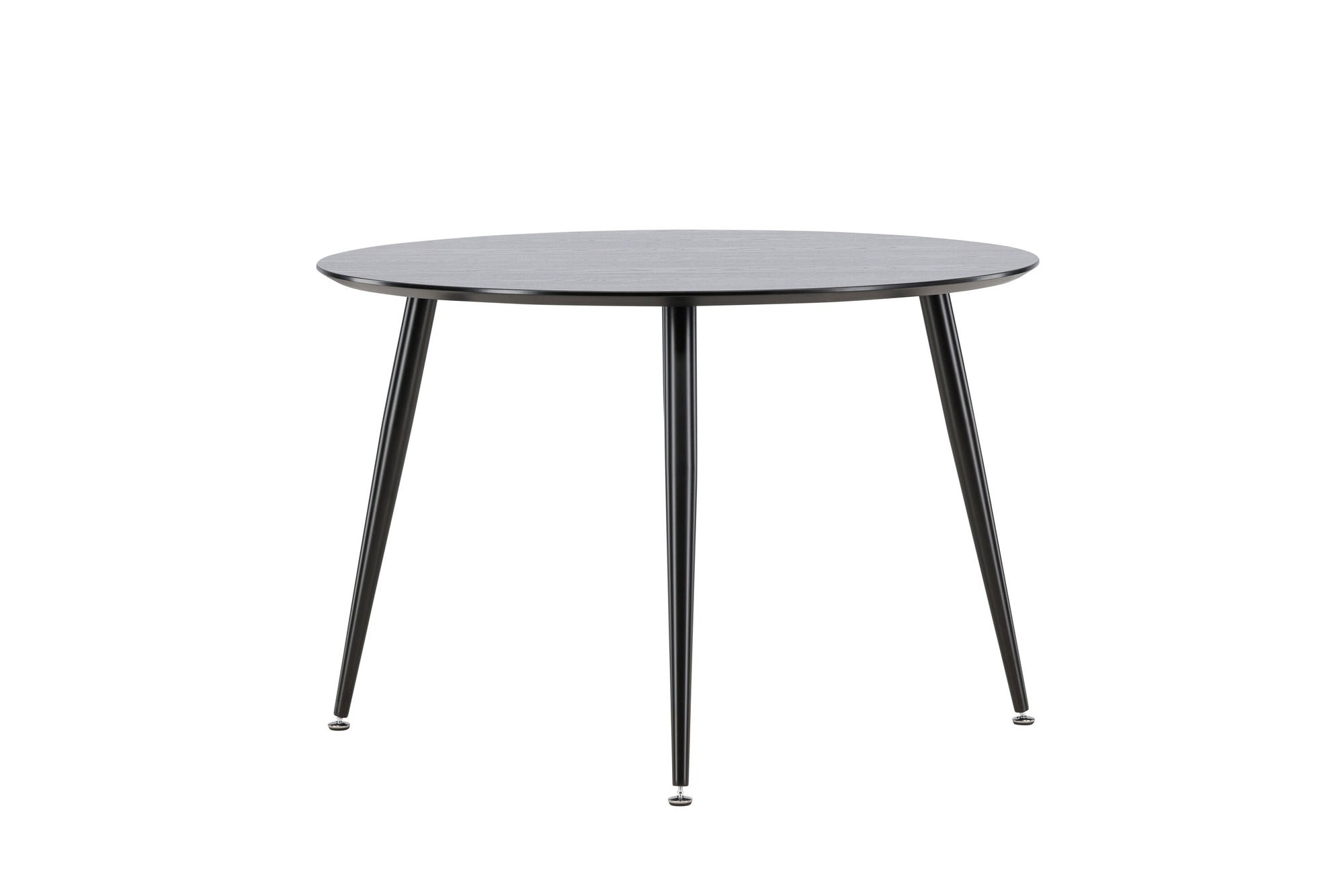 Venture Home Dipp spisebord - 115cm - Black Veneer / All black legs