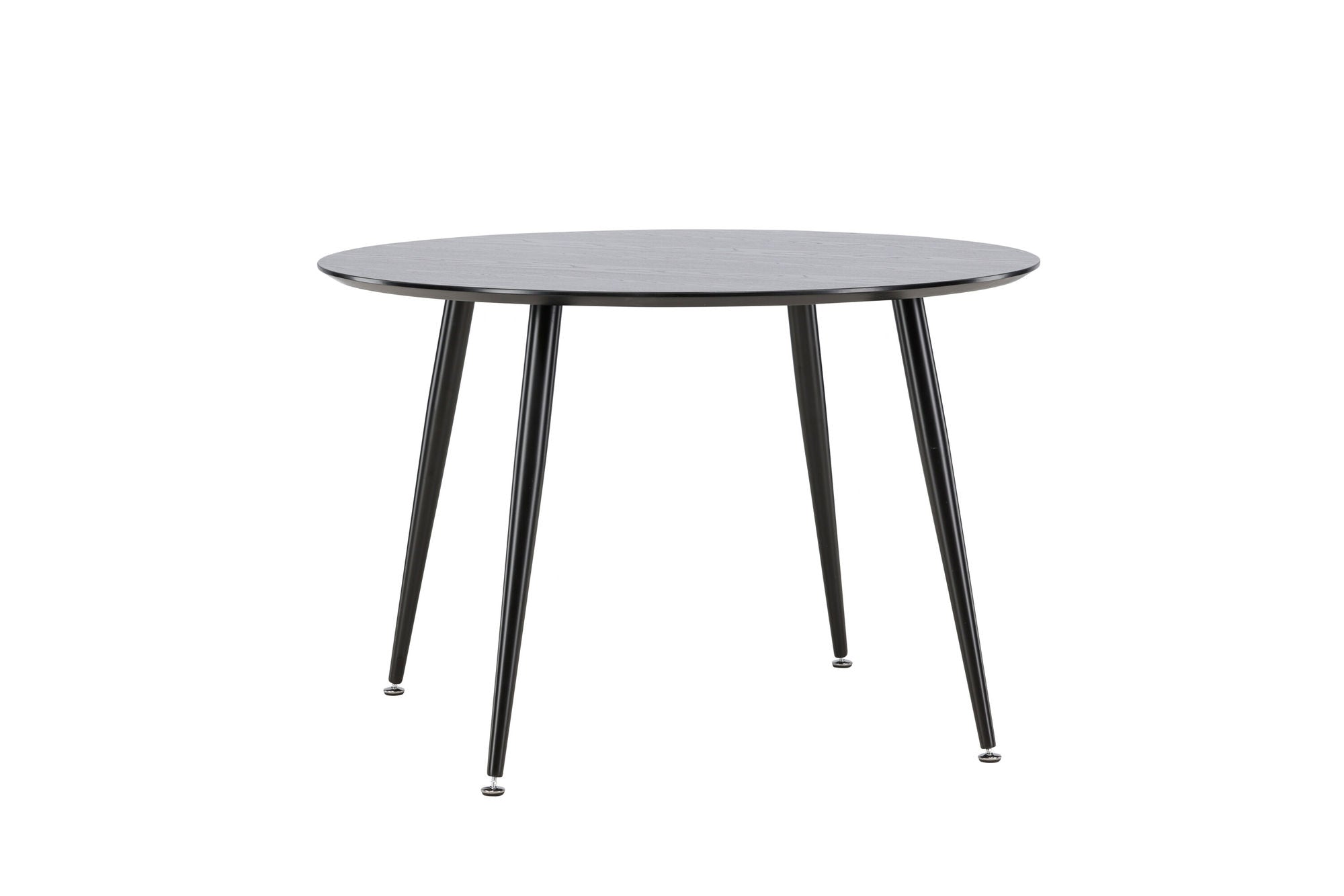 Venture Home Dipp spisebord - 115cm - Black Veneer / All black legs
