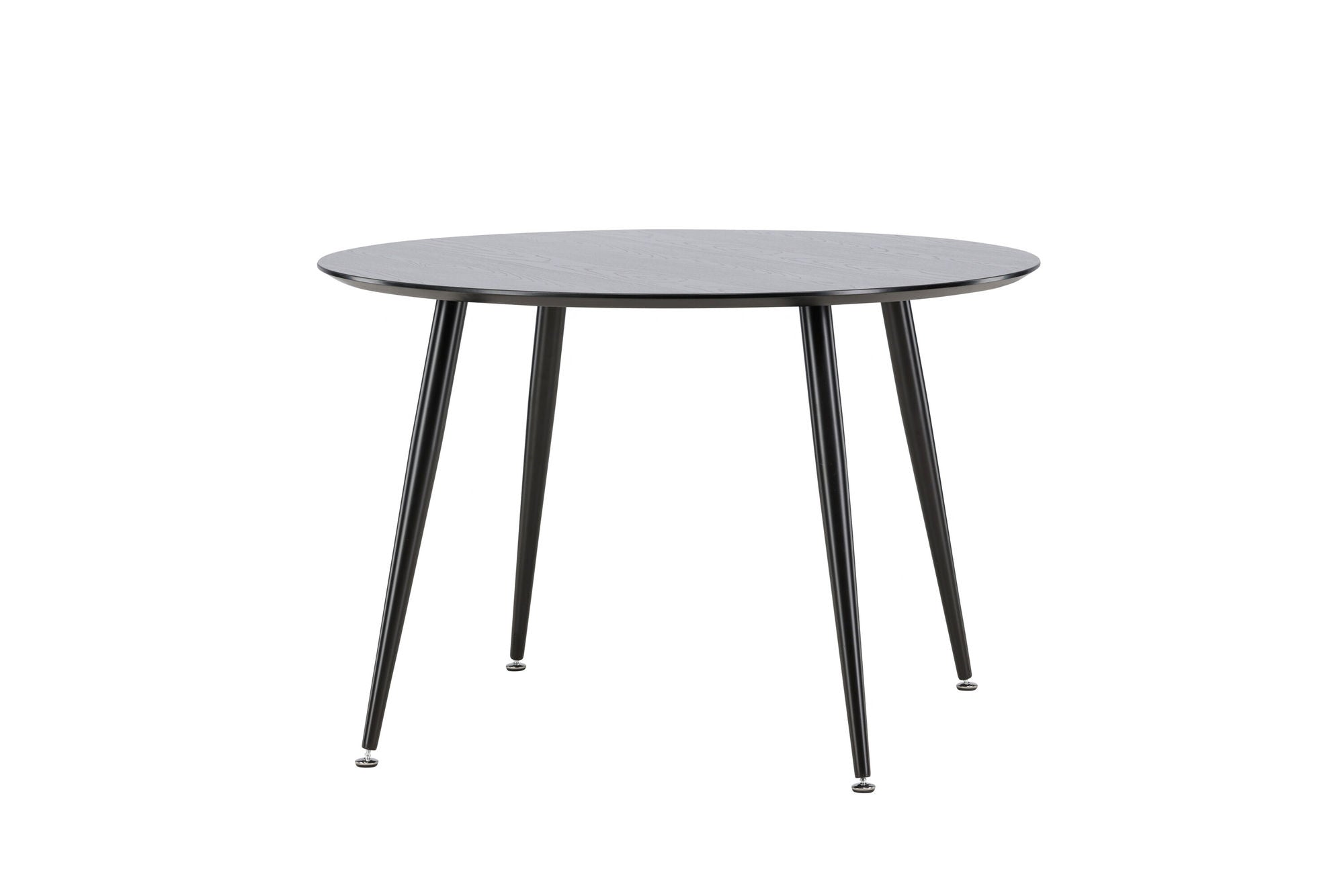 Venture Home Dipp spisebord - 115cm - Black Veneer / All black legs