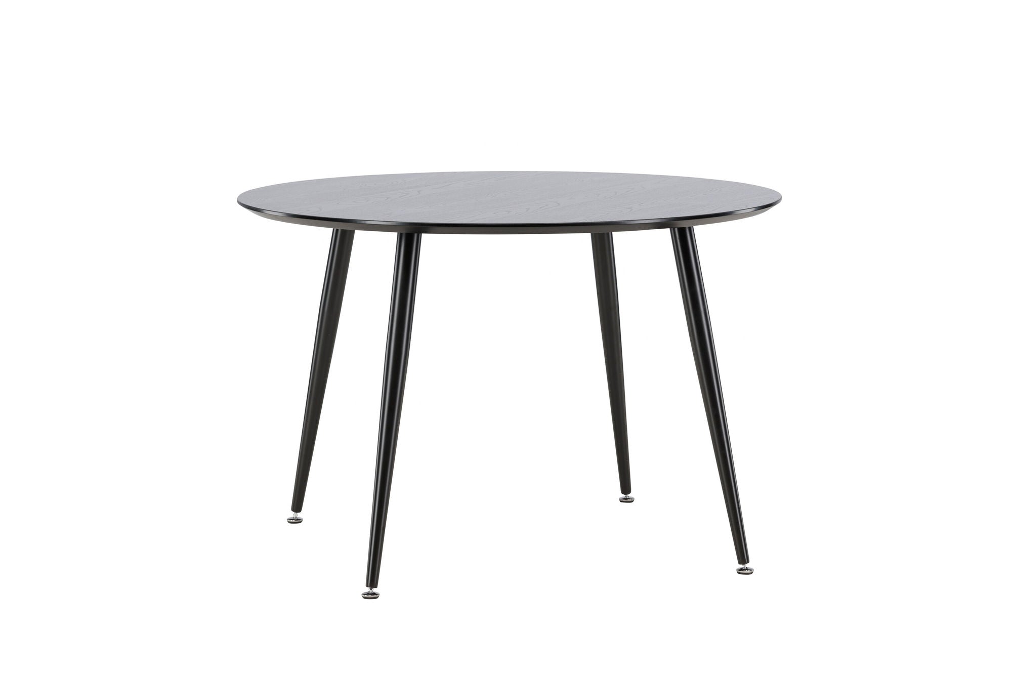 Venture Home Dipp spisebord - 115cm - Black Veneer / All black legs