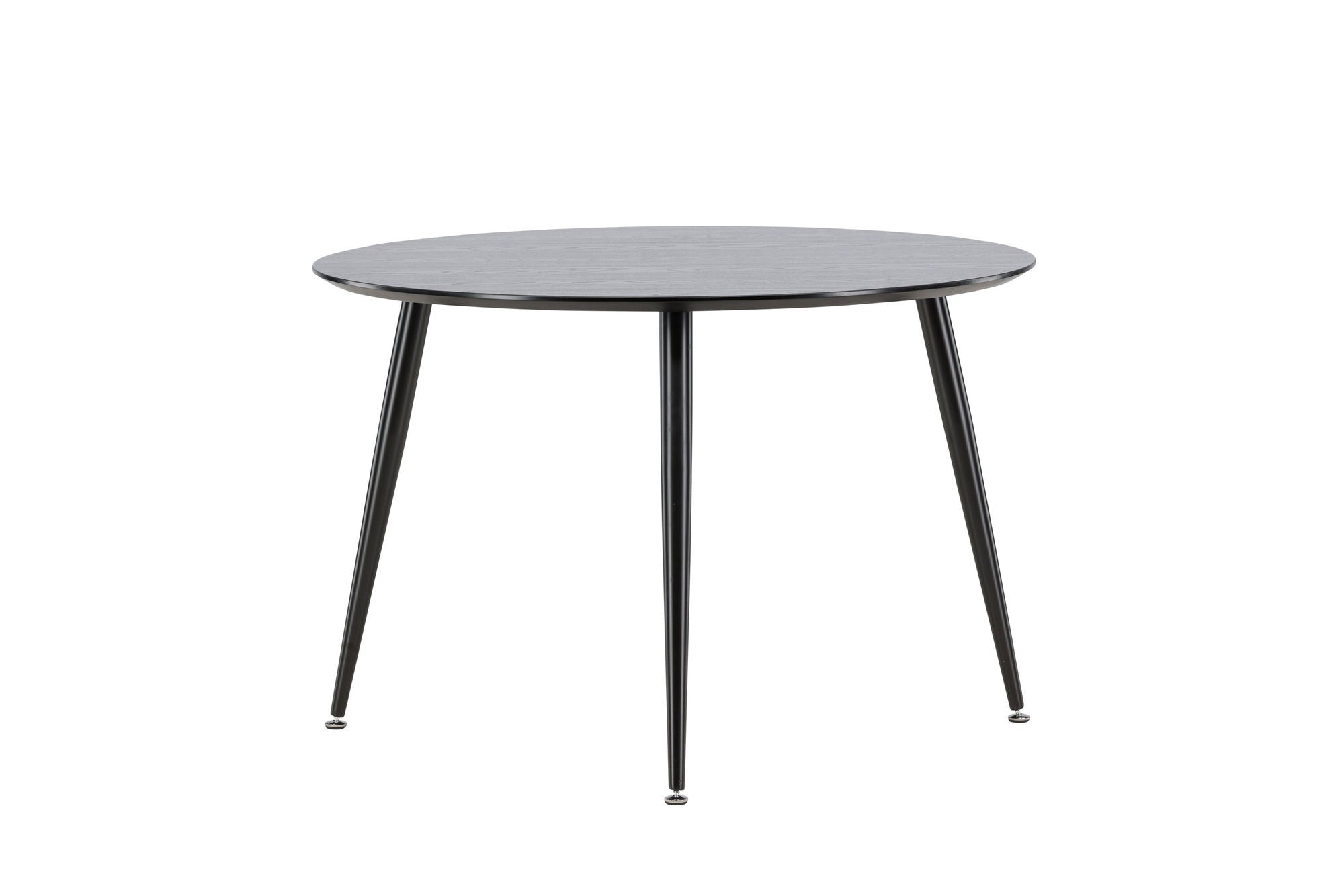 Venture Home Dipp spisebord - 115cm - Black Veneer / All black legs