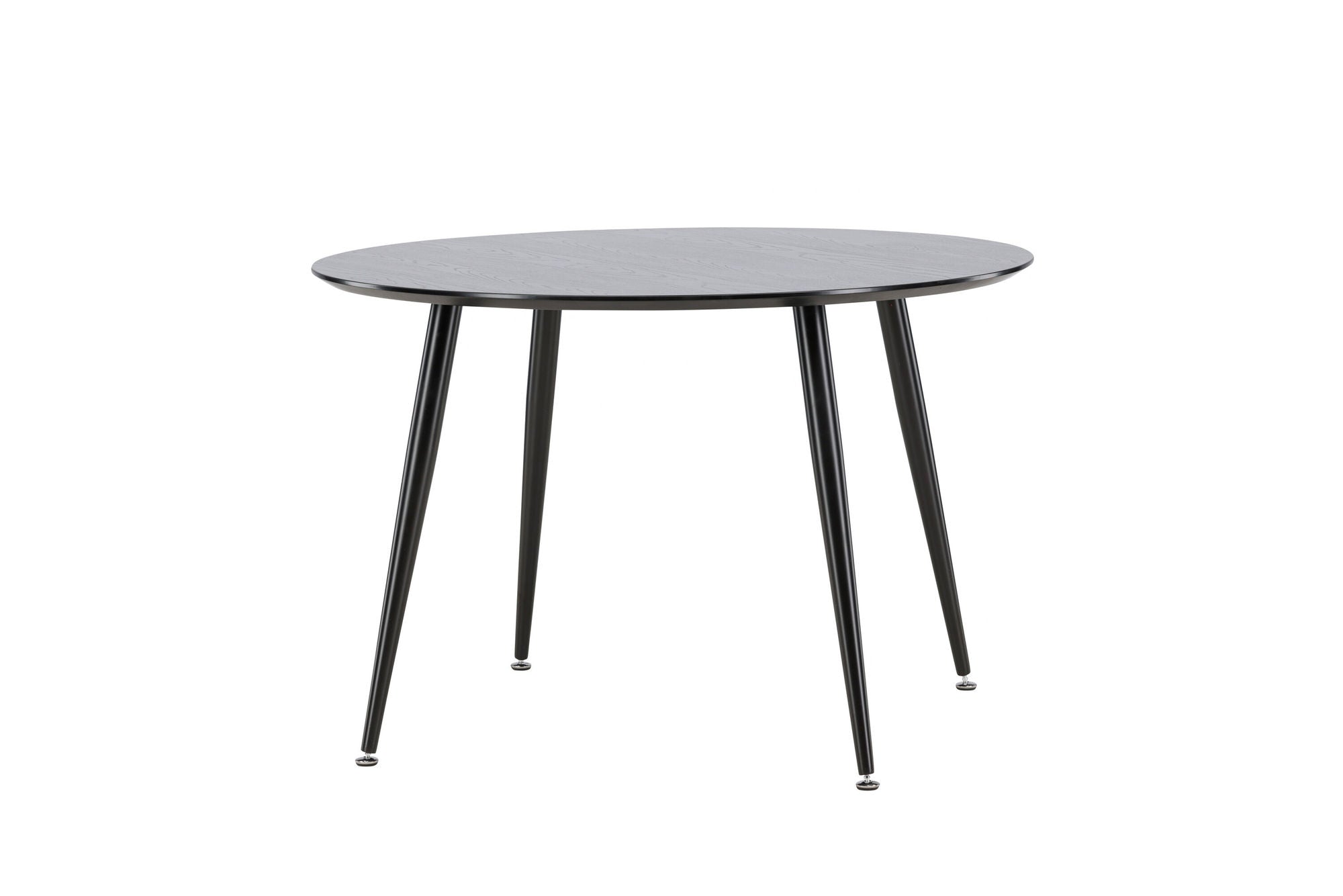 Venture Home Dipp spisebord - 115cm - Black Veneer / All black legs
