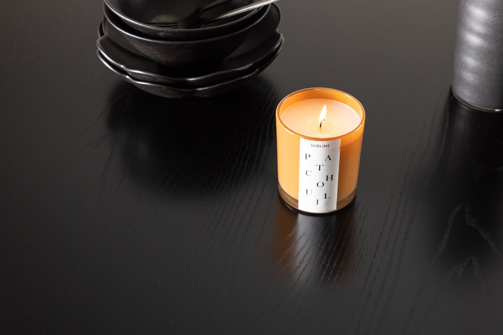 Venture Home Dipp spisebord - 115cm - Black Veneer / All black legs