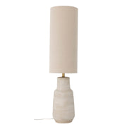 Bloomingville Linetta Gulvlampe, Hvid, Stentøj