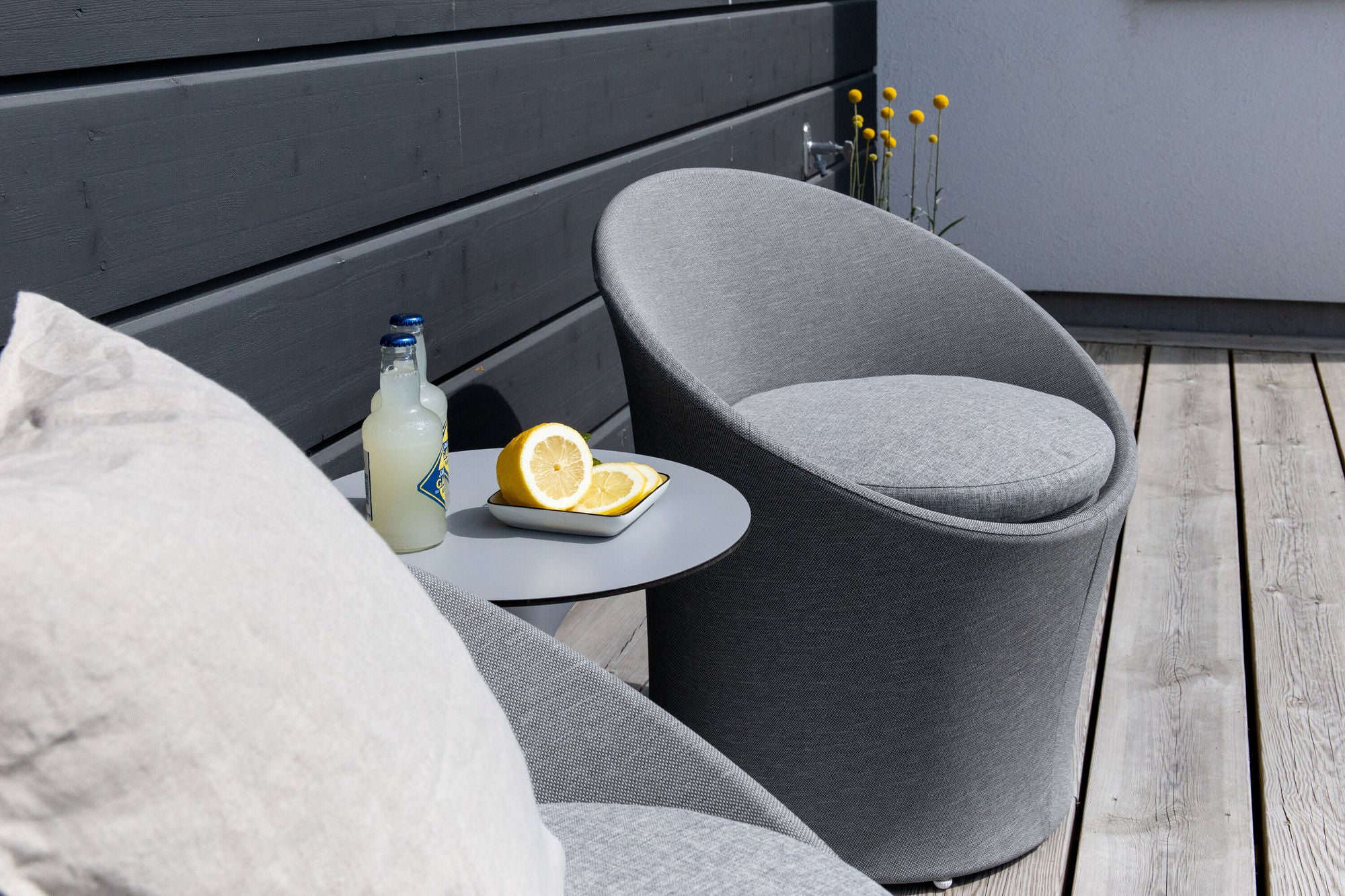 Venture Home Spoga - Lounge Set- White / Grey - -