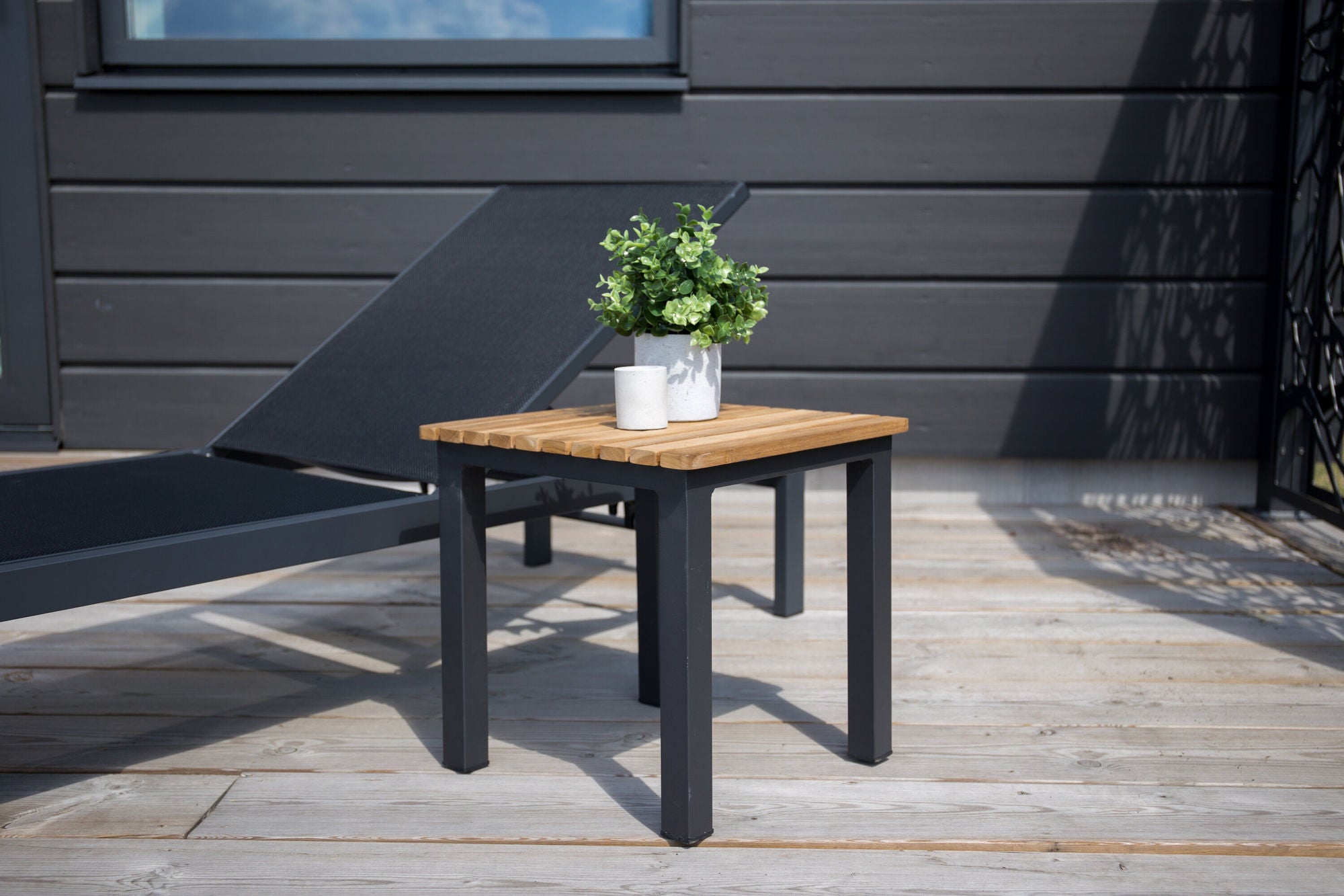 Venture Home Copacabana Sun Lounge 2-pack - Black/Black