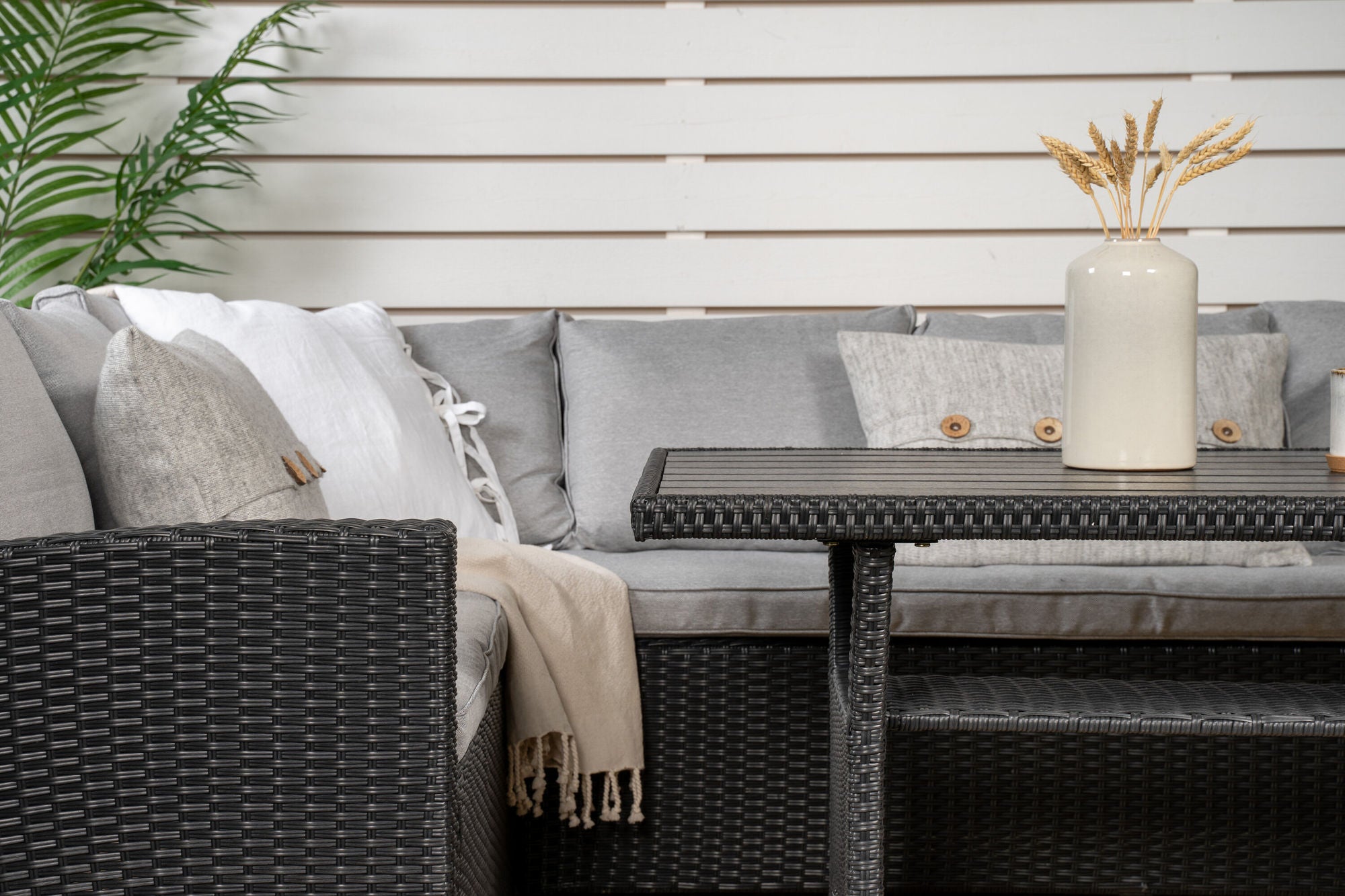 Venture Home Brentwood hjørne sofa - Black/Grey