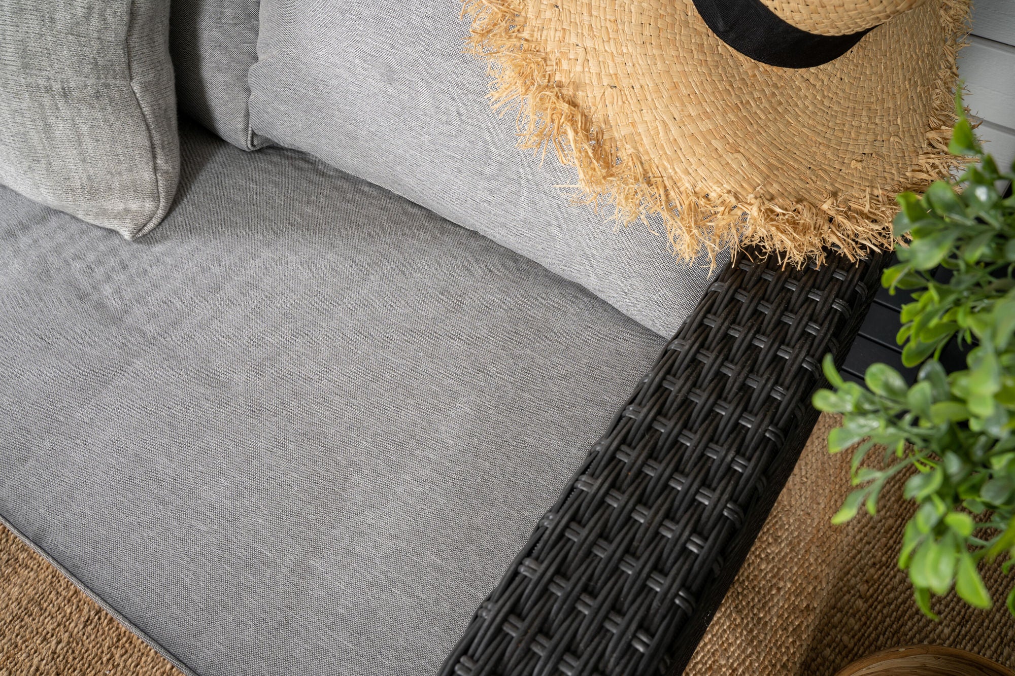 Venture Home Brentwood hjørne sofa - Black/Grey