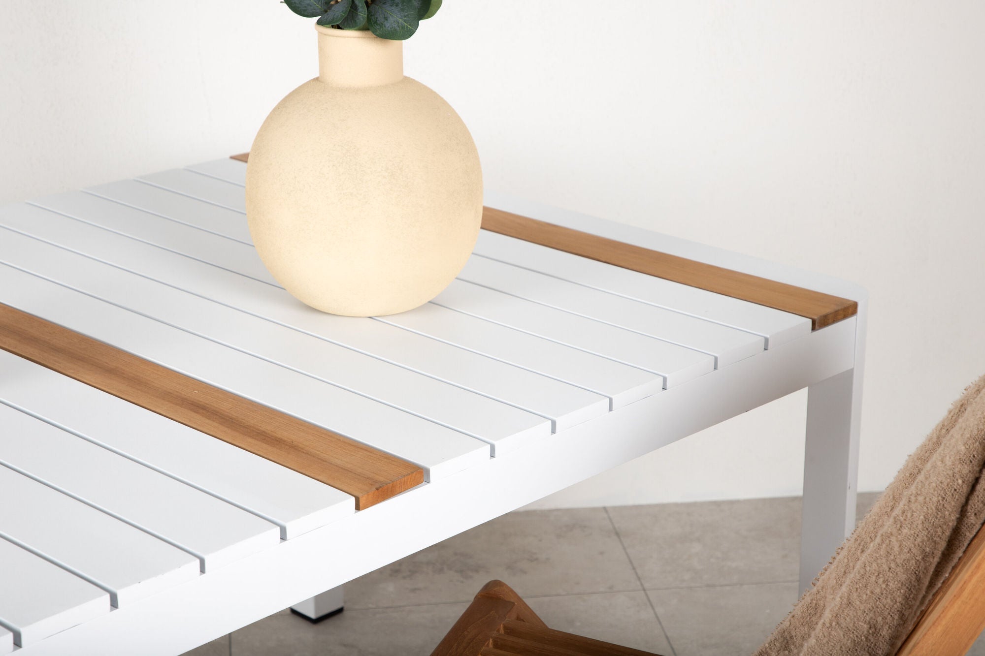Venture Home Togo - spisebord- White / Teak - Allu / Teak - 150*90