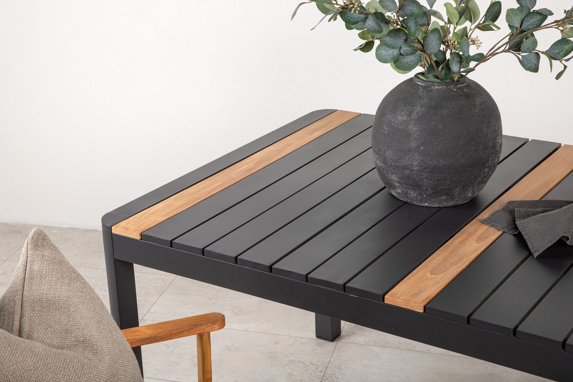 Venture Home Togo - spisebord- Black / Teak - Allu / Teak - 150*90