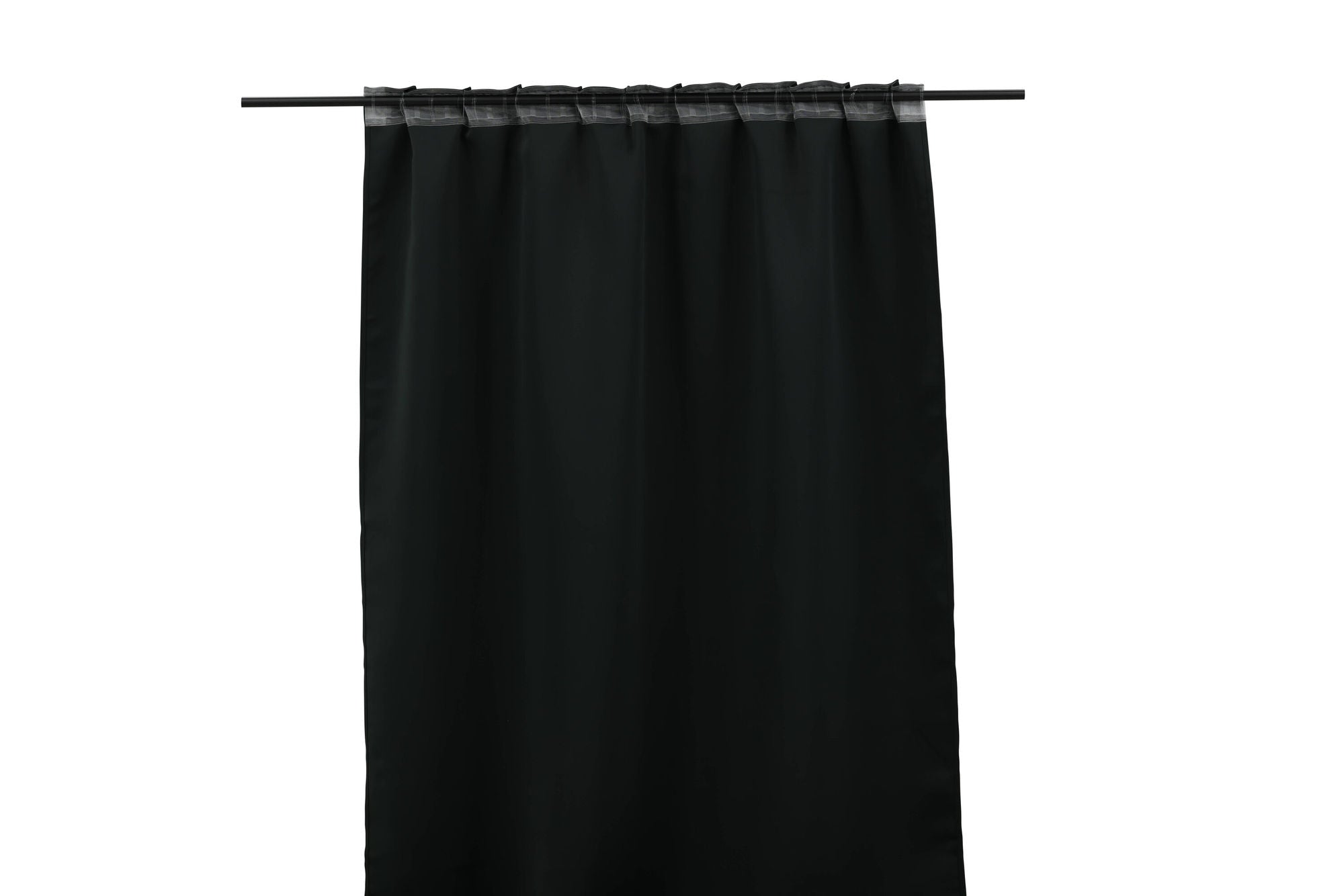 Venture Home Evelyn Curtain Polyester blackout - Black - 135*290 - Multi tape