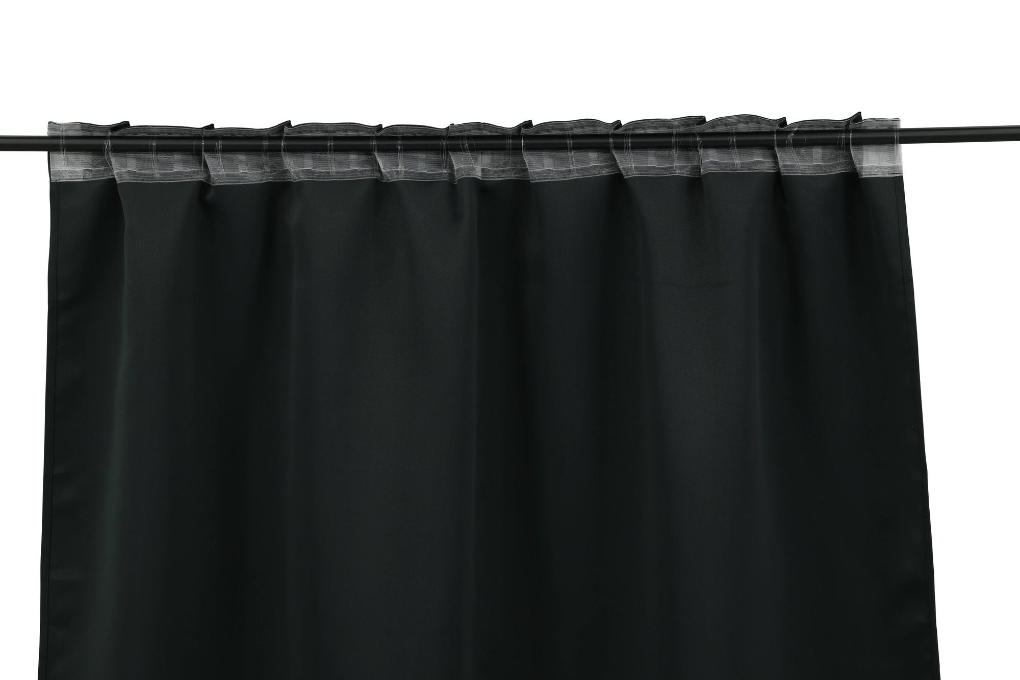 Venture Home Evelyn Curtain Polyester blackout - Black - 135*290 - Multi tape