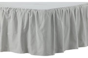 Venture Home Pixy Bed Skirt Cotton romantic - Light Grey / - 200*180